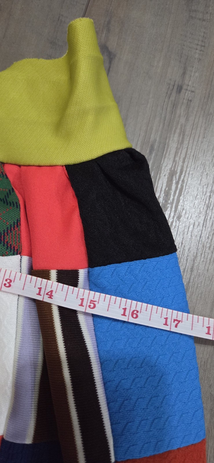 Handmade Vintage 70s Multi Color Quilt Skirt (27″ Waist x39″ Long) Boho Designer