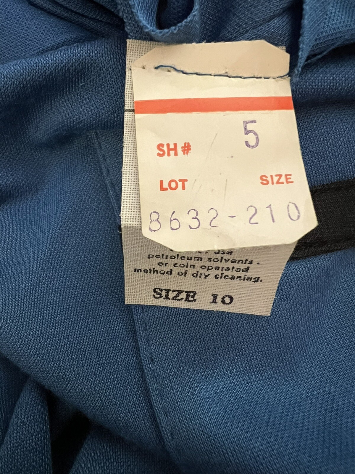 Vintage The Kollection Ltd Blue Short Sleeve Knit Dress