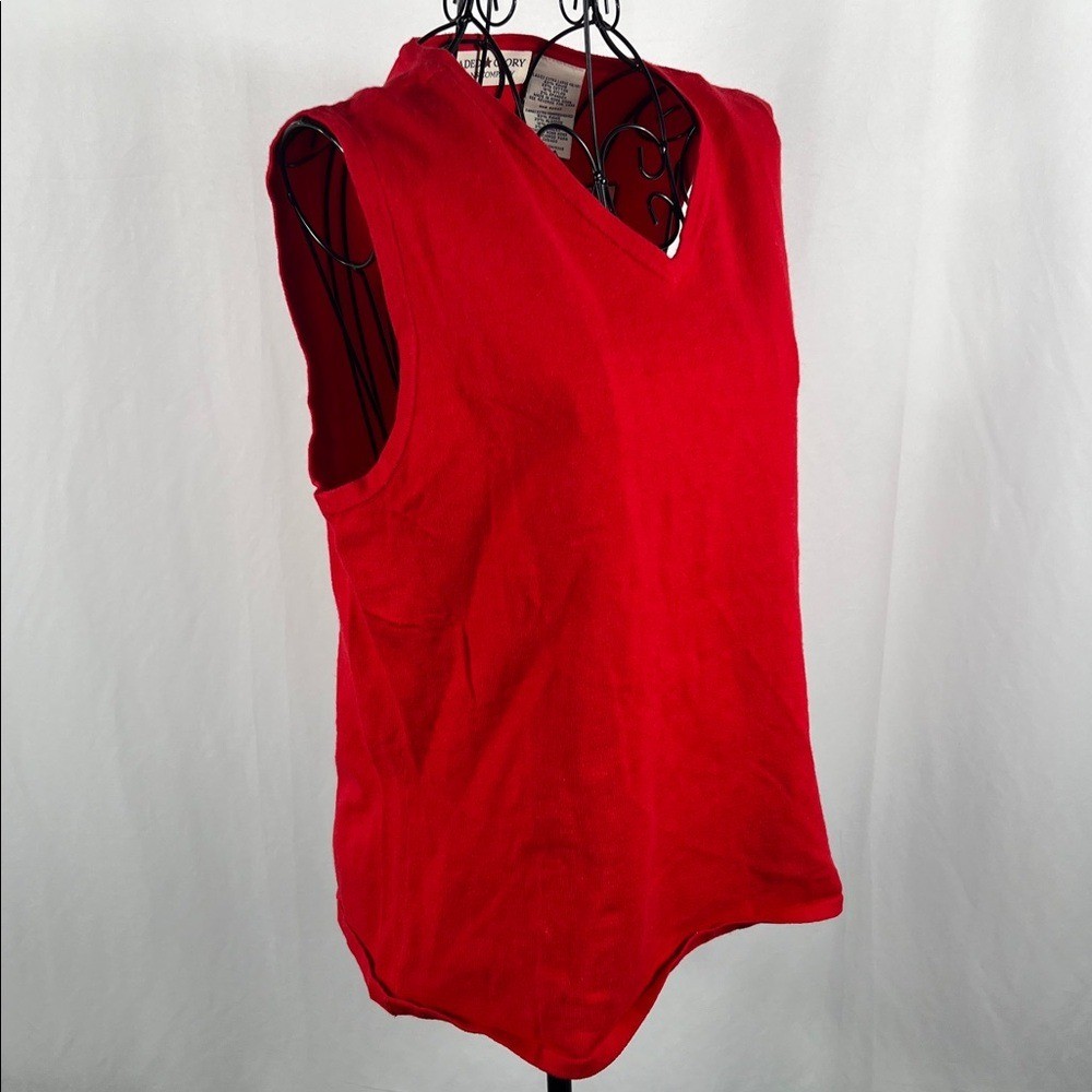 VINTAGE 90’s FADED GLORY V-Neck Sleeveless Sweater Women’s Large New Dead Stock