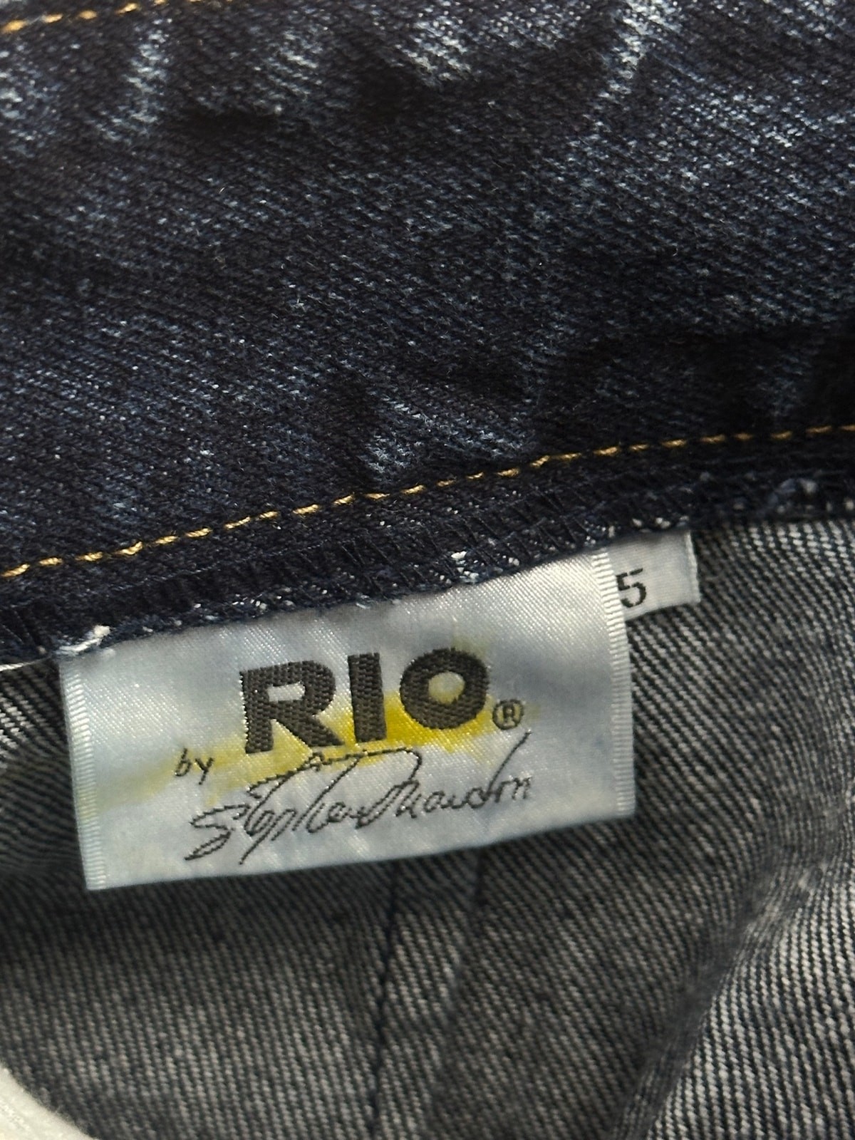 Vintage RIO Jeans Women 5 Blue Stephen Dweck Tapered Acid Wash Mom Grunge 80s