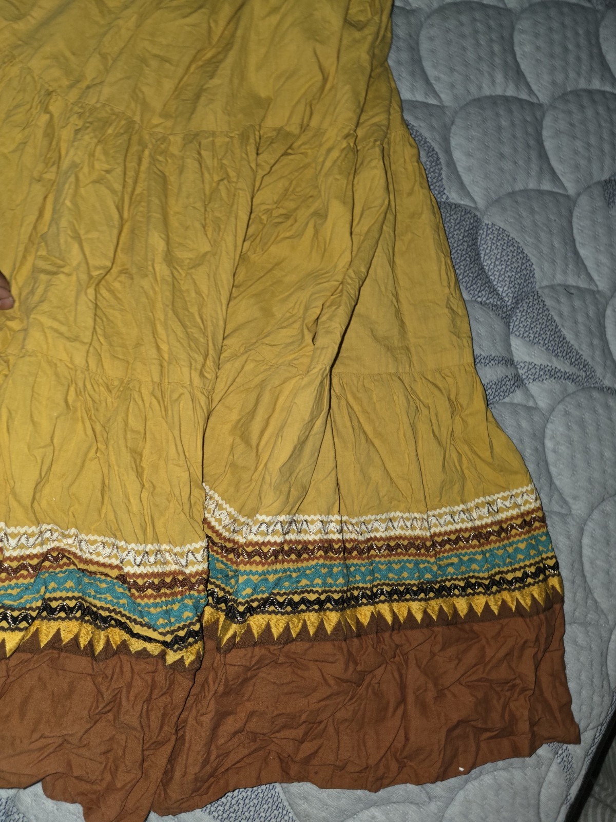 Vintage Rare Western Boho Handmade Circle Skirt