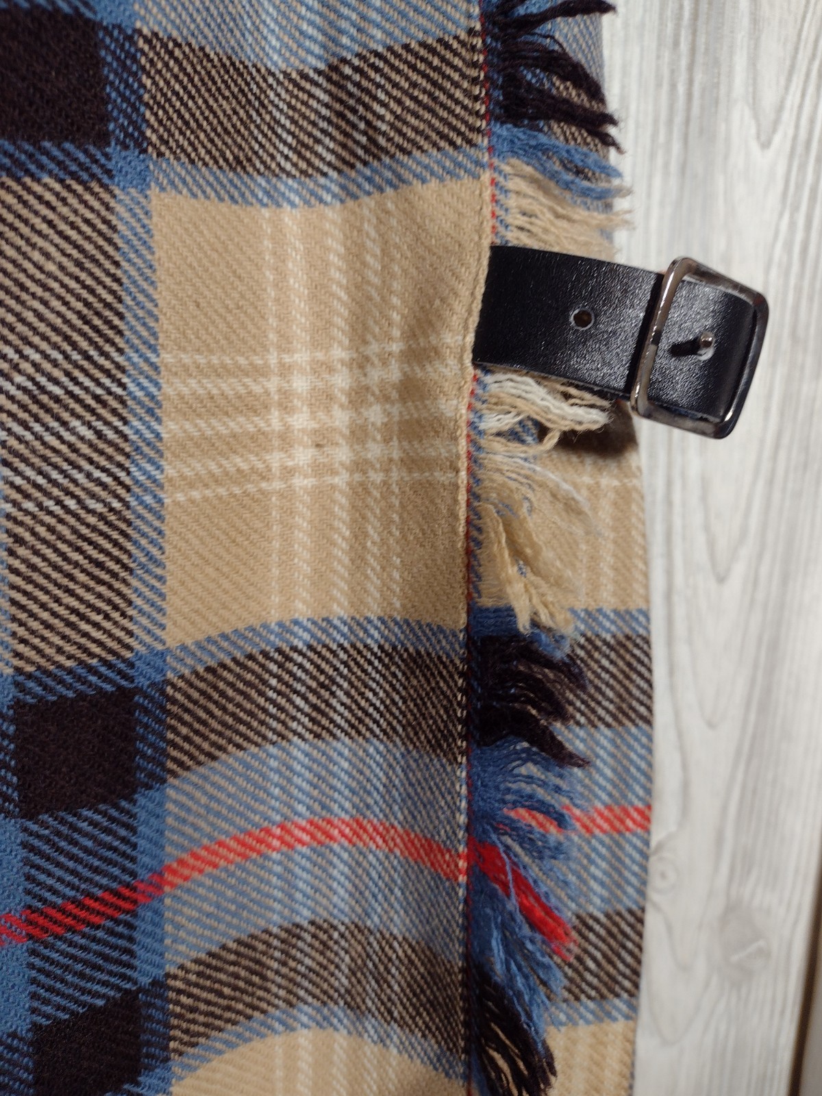 Vintage James Dalgliesh Wool Tartan Plaid Scottish Kilt Skirt UK 12 US 8 Preppy