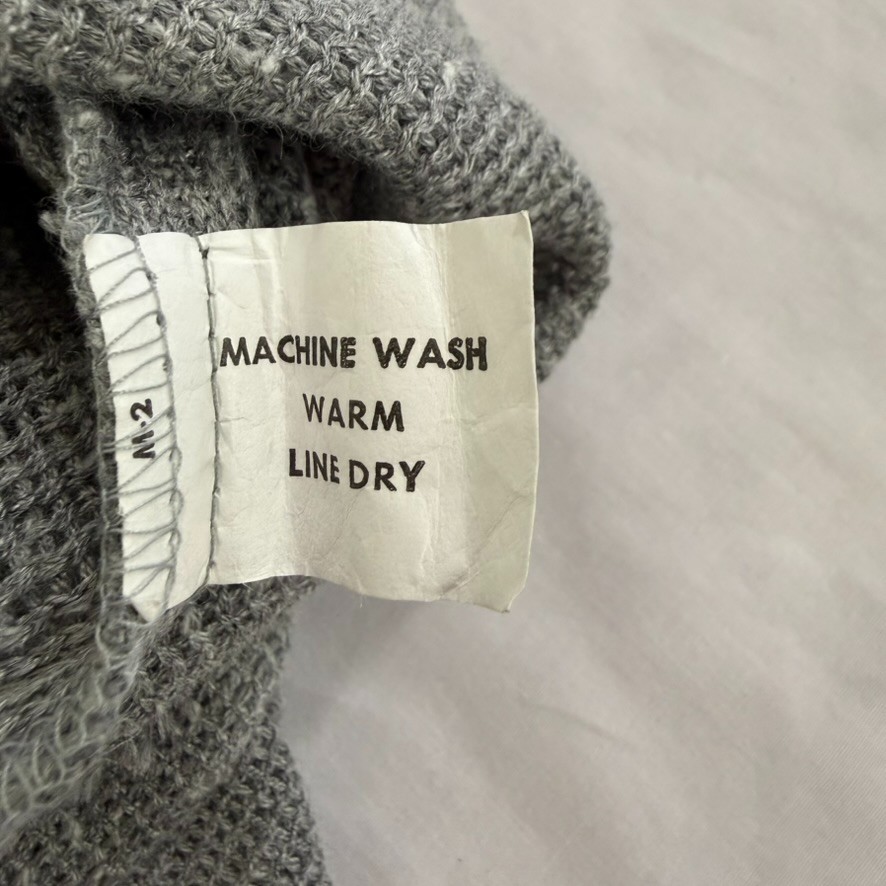 Vintage Marty Gutmacher Gray Short Sleeve Sweater ILGWU Union Made USA Size 8