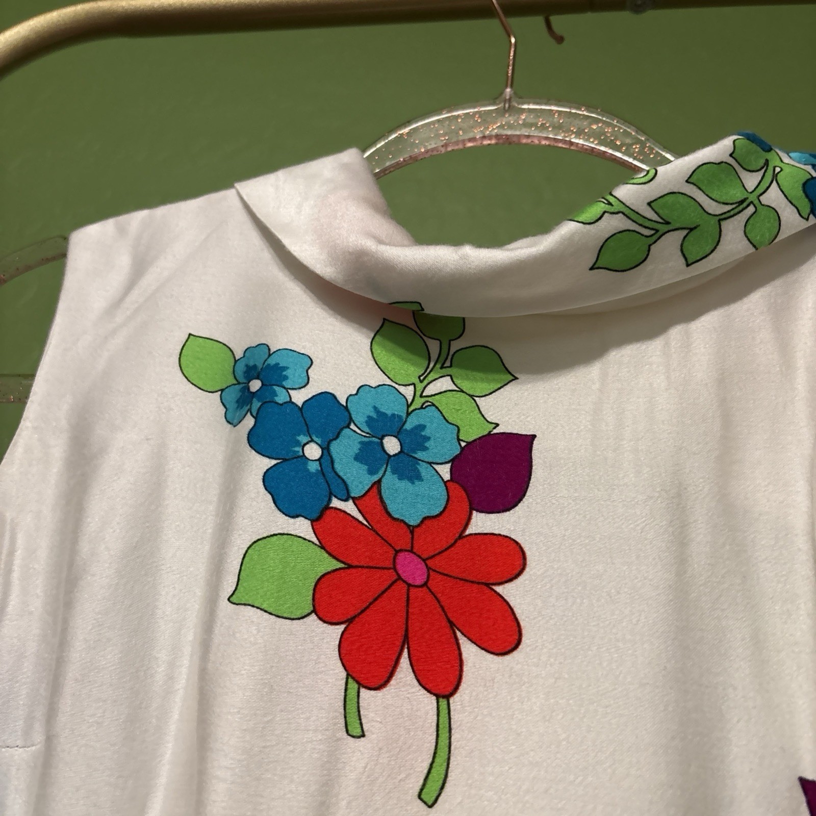 Vintage 1970’s Waltah Clarke’s Hawaiian Shops dress size 10