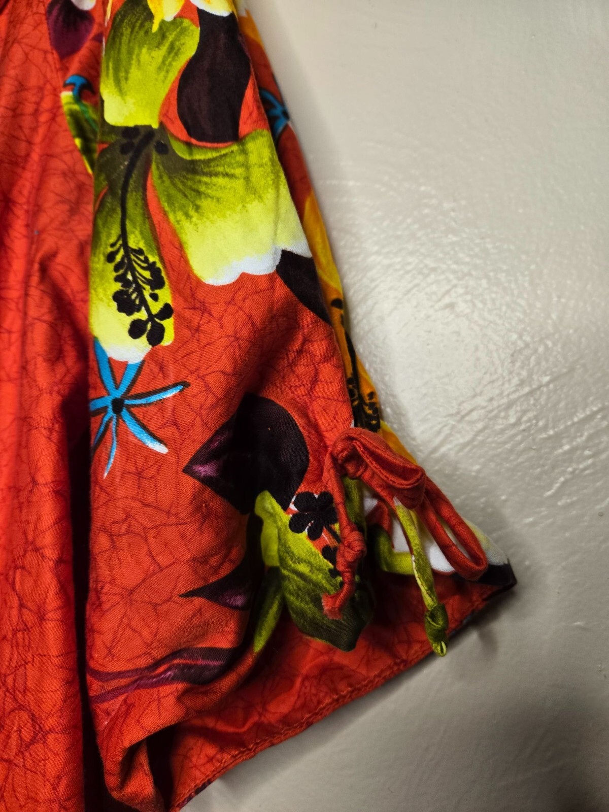 Vintage Penneys Hawaii Mumu Hawaiian Print Lightweight Maxi Dress Classic 60’s