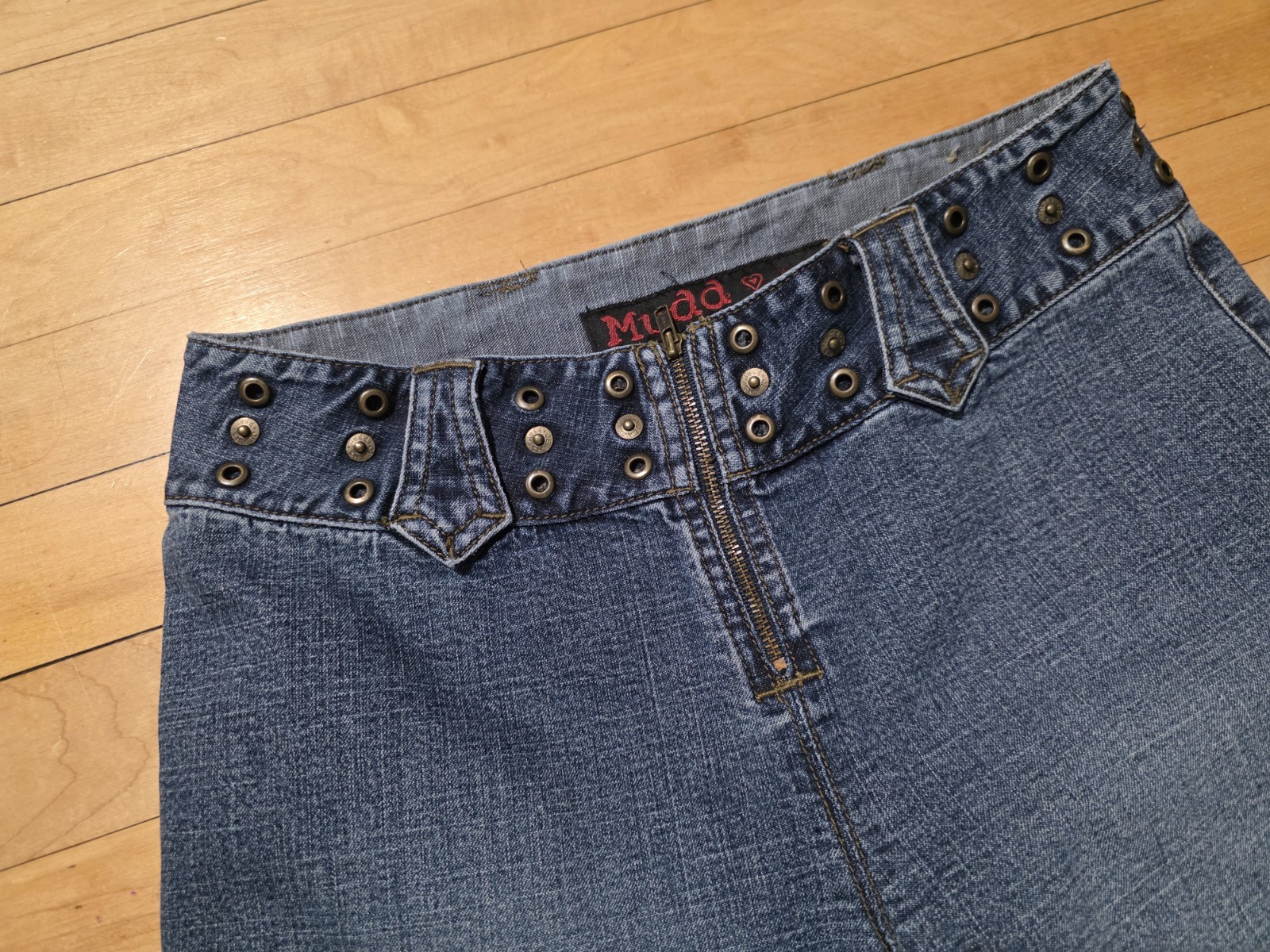 Vintage 90s/Y2K Mudd Low-Rise Flare Jeans Size 14 GIRLS 26” Waist