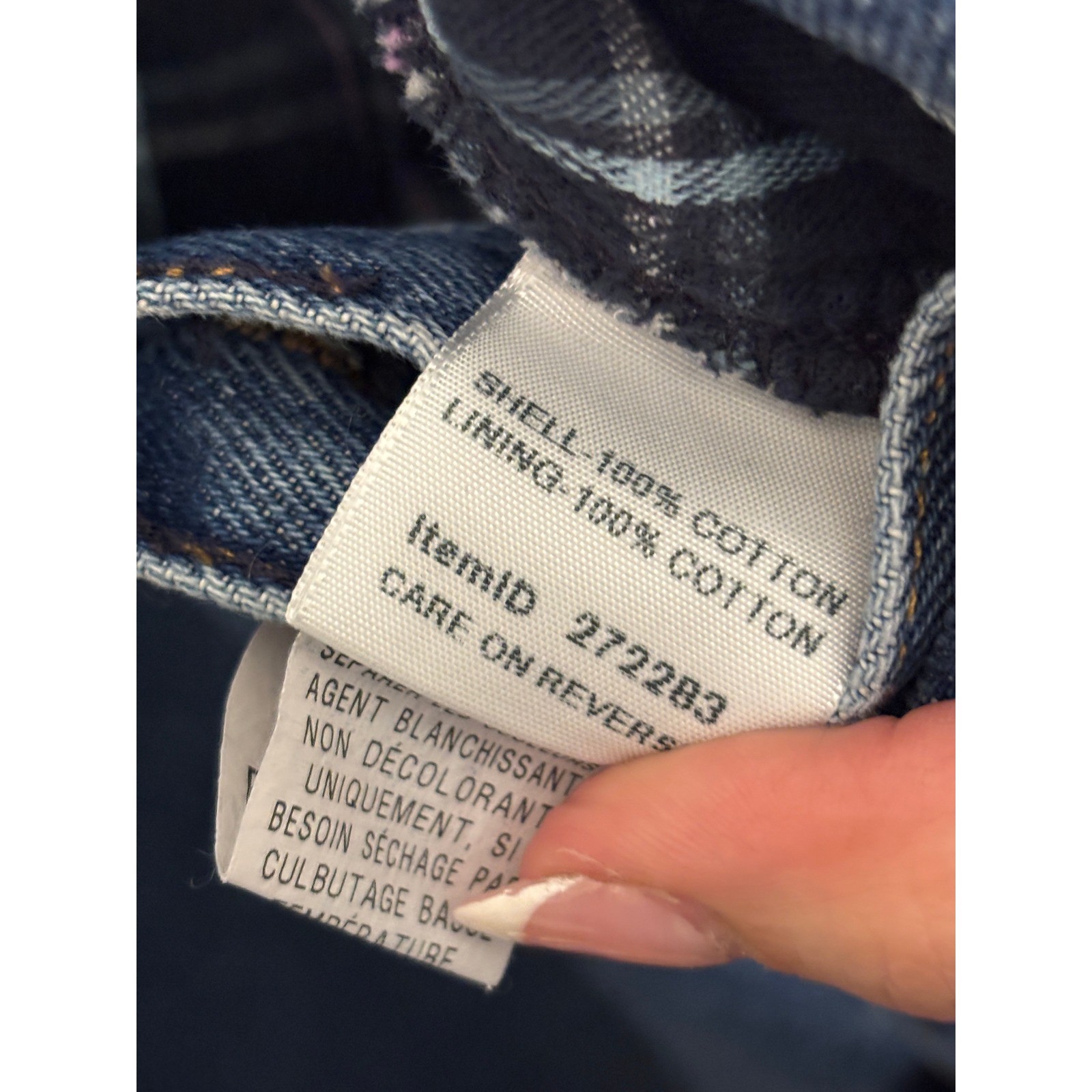 Vintage L.L.Bean Flannel Lined Jeans Women 6 Reg Straight Leg Plaid Mom Jean