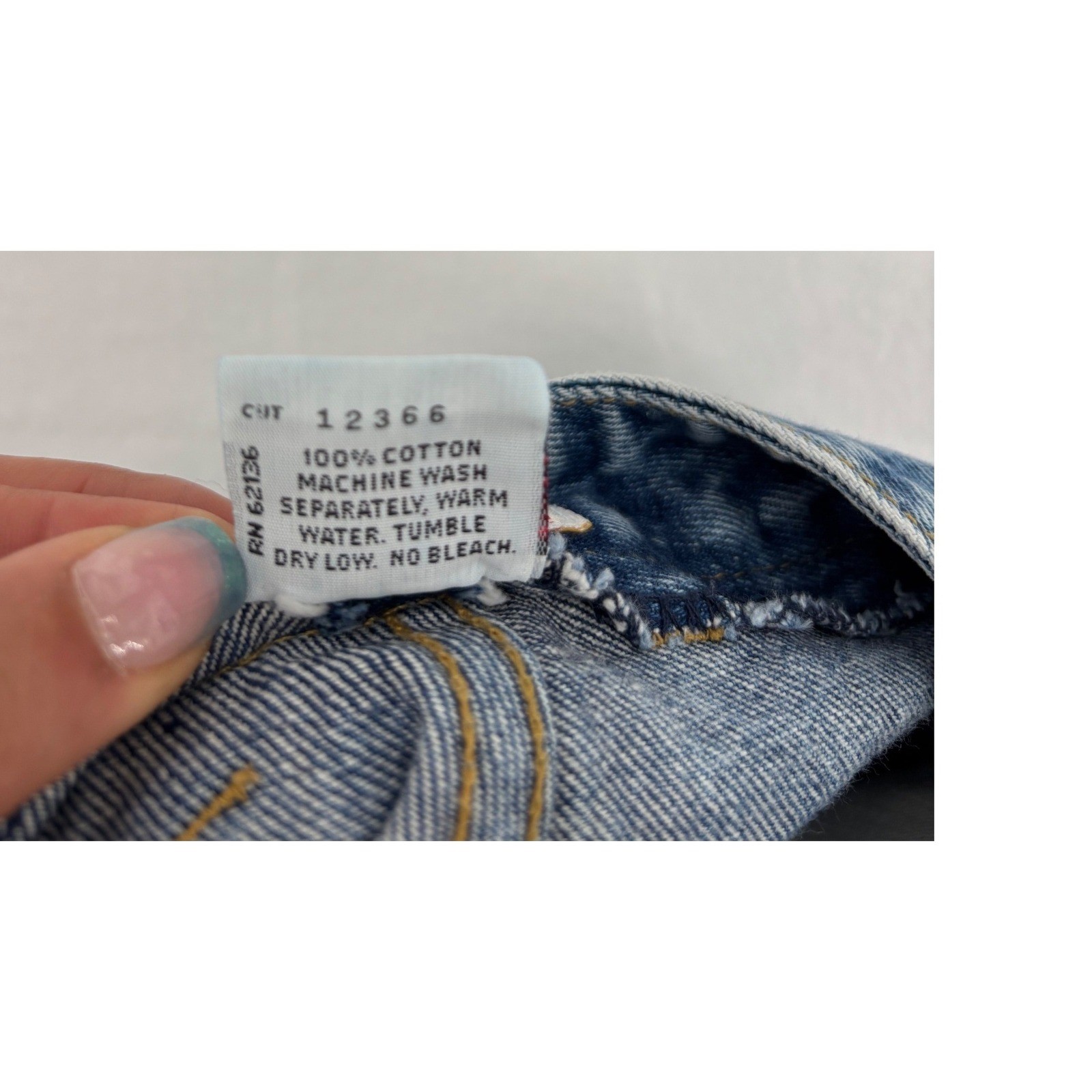 Guess Jeans Denim Womens 30 Blue Vintage 1050 Georges Marciano Acid Wash USA