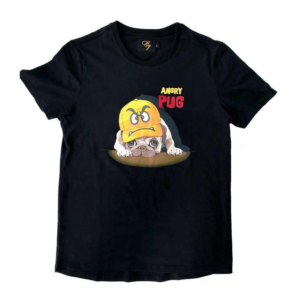 Pug T-shirt Tee Tops Short Sleeve Women Animal Dog love Pug Cute Pug Women’s