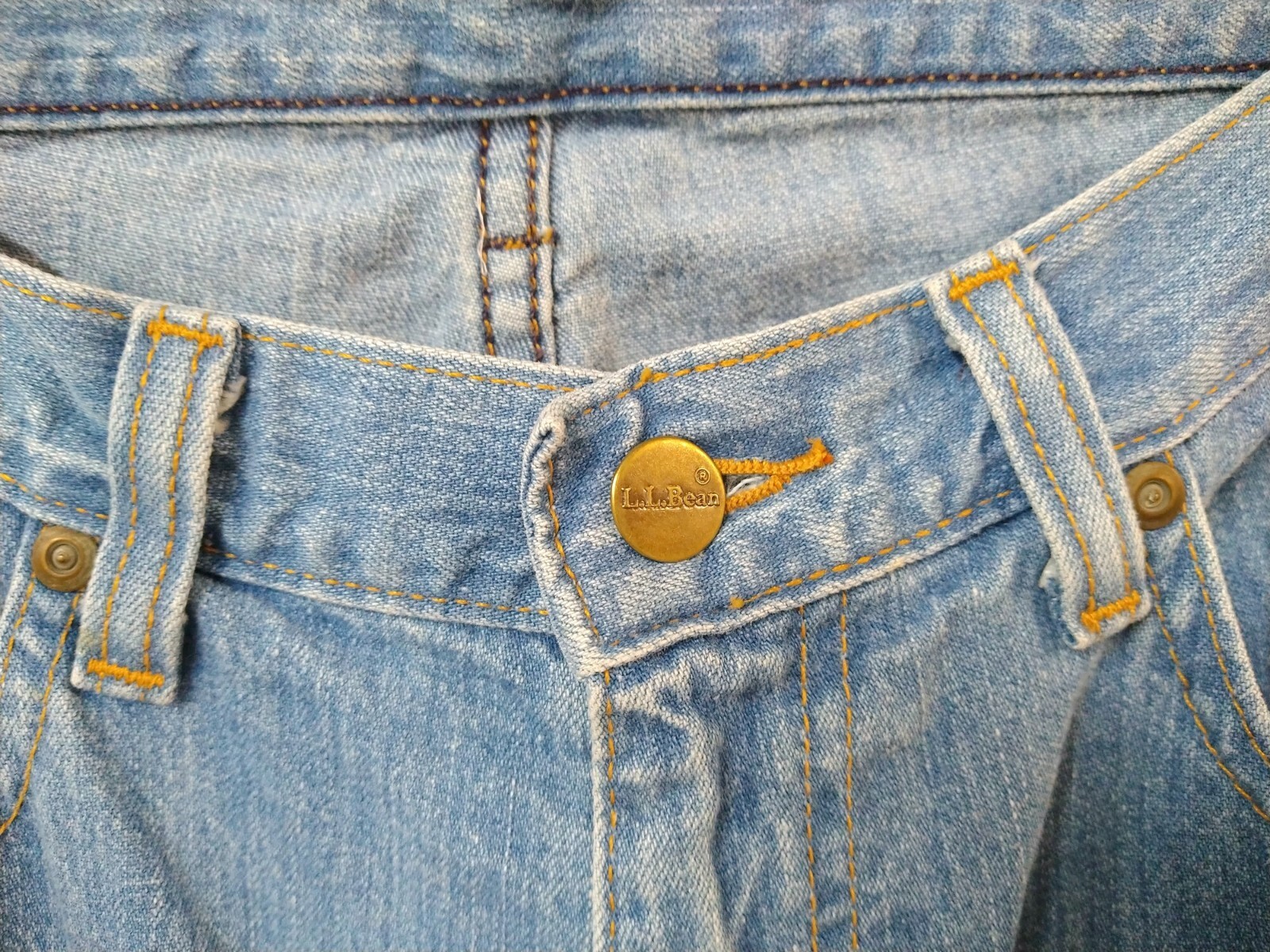 Vintage L L Bean WM 12T Mom Jeans Blue 5 Pockets Medium Wash Zip Closure