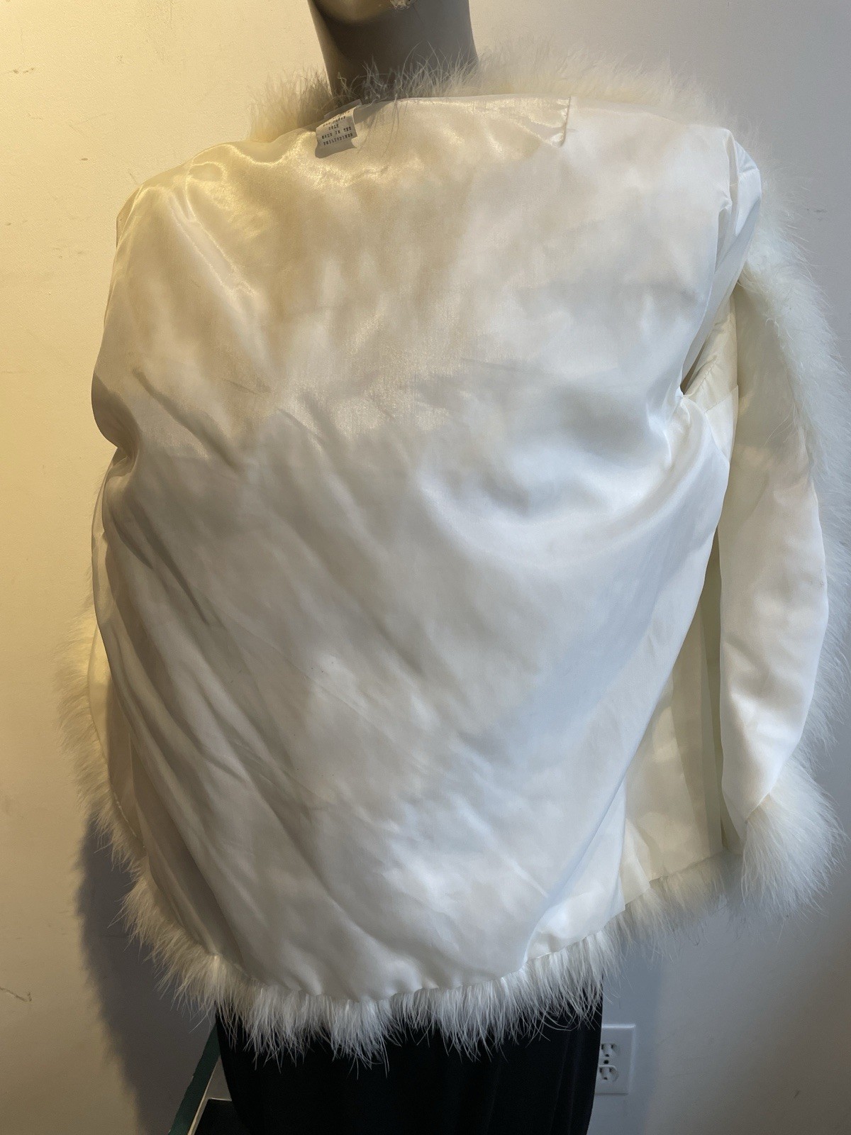 Vintage 1960’s – 1970s Marabou Feather Jacket