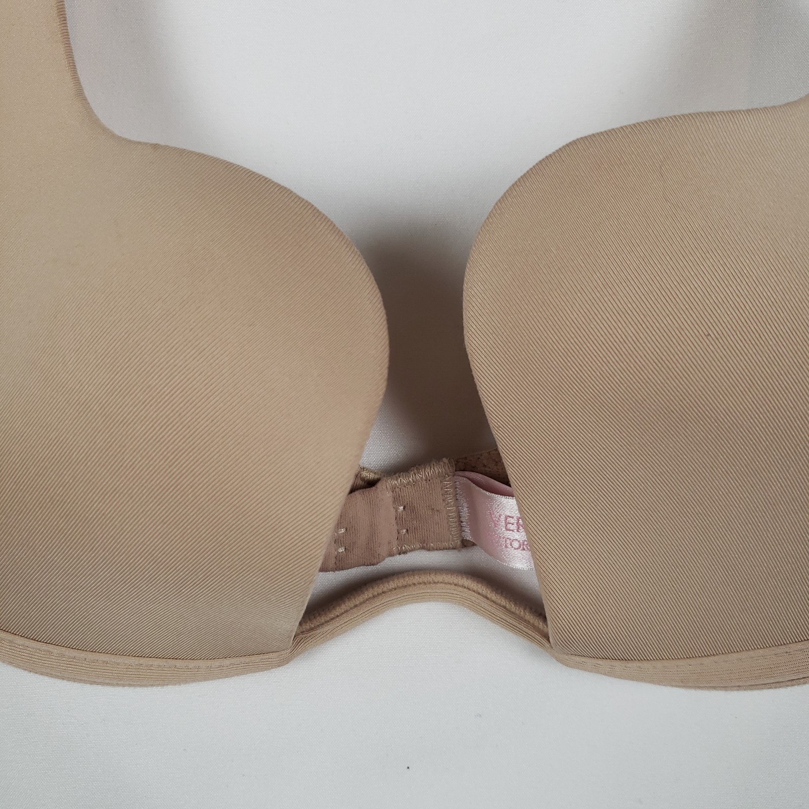 Vintage Victorias Secret Very Sexy Deep Plunge Bra 36C Push-Up Halter Y2K *Stain
