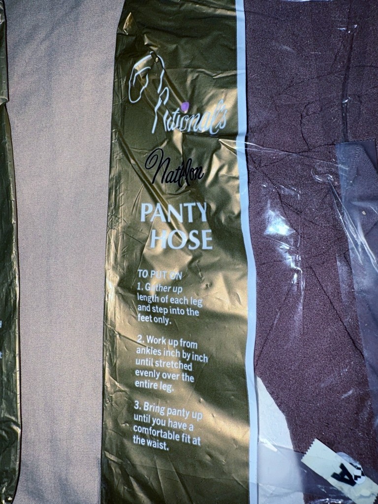 2 VTG Nationals A Stockings Panty hose Nylons Miracle Stretch 14448