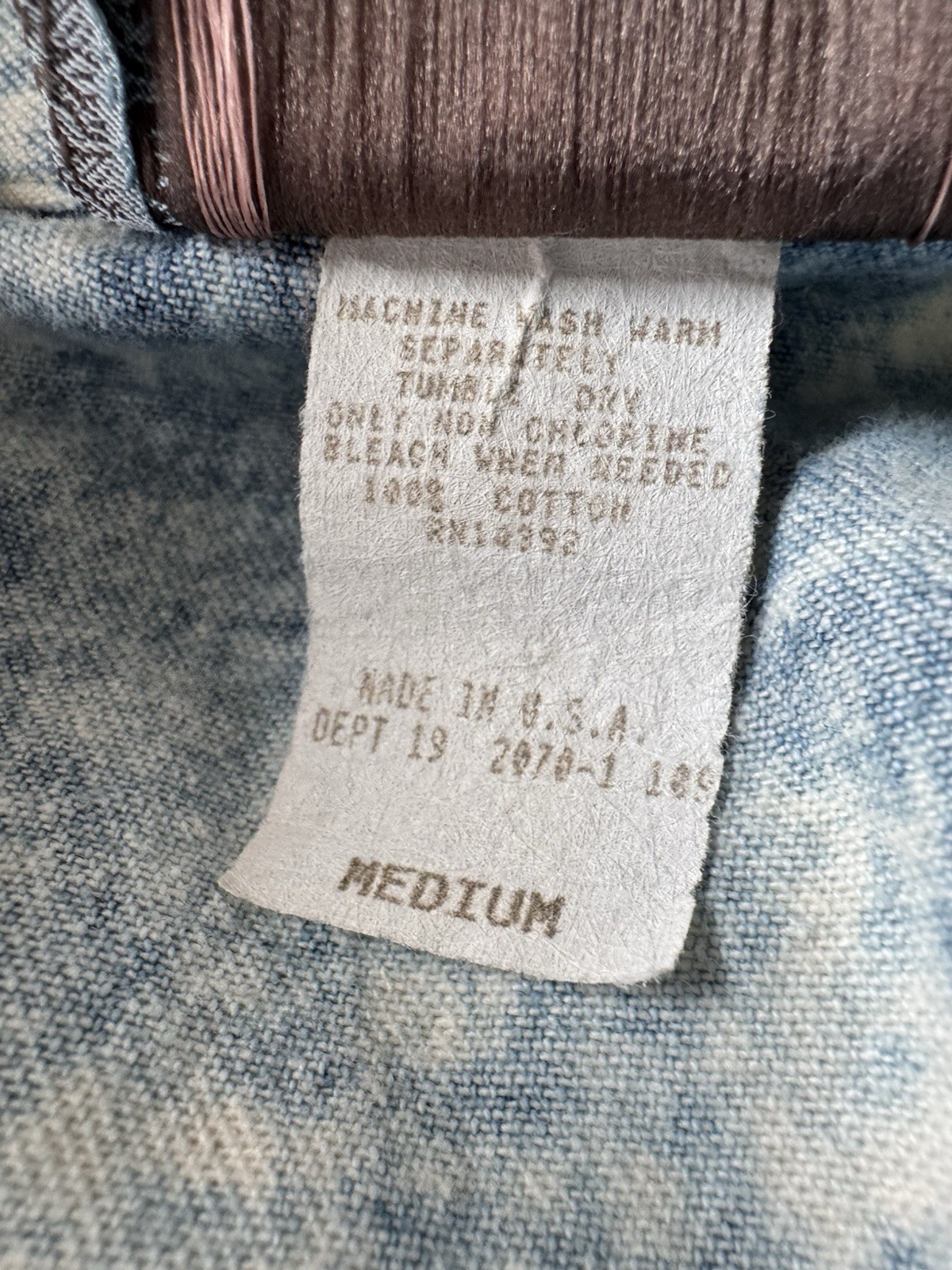 VTG 80s Bonjour International Acid Wash Denim Jacket Floral Oversized USA M – XL