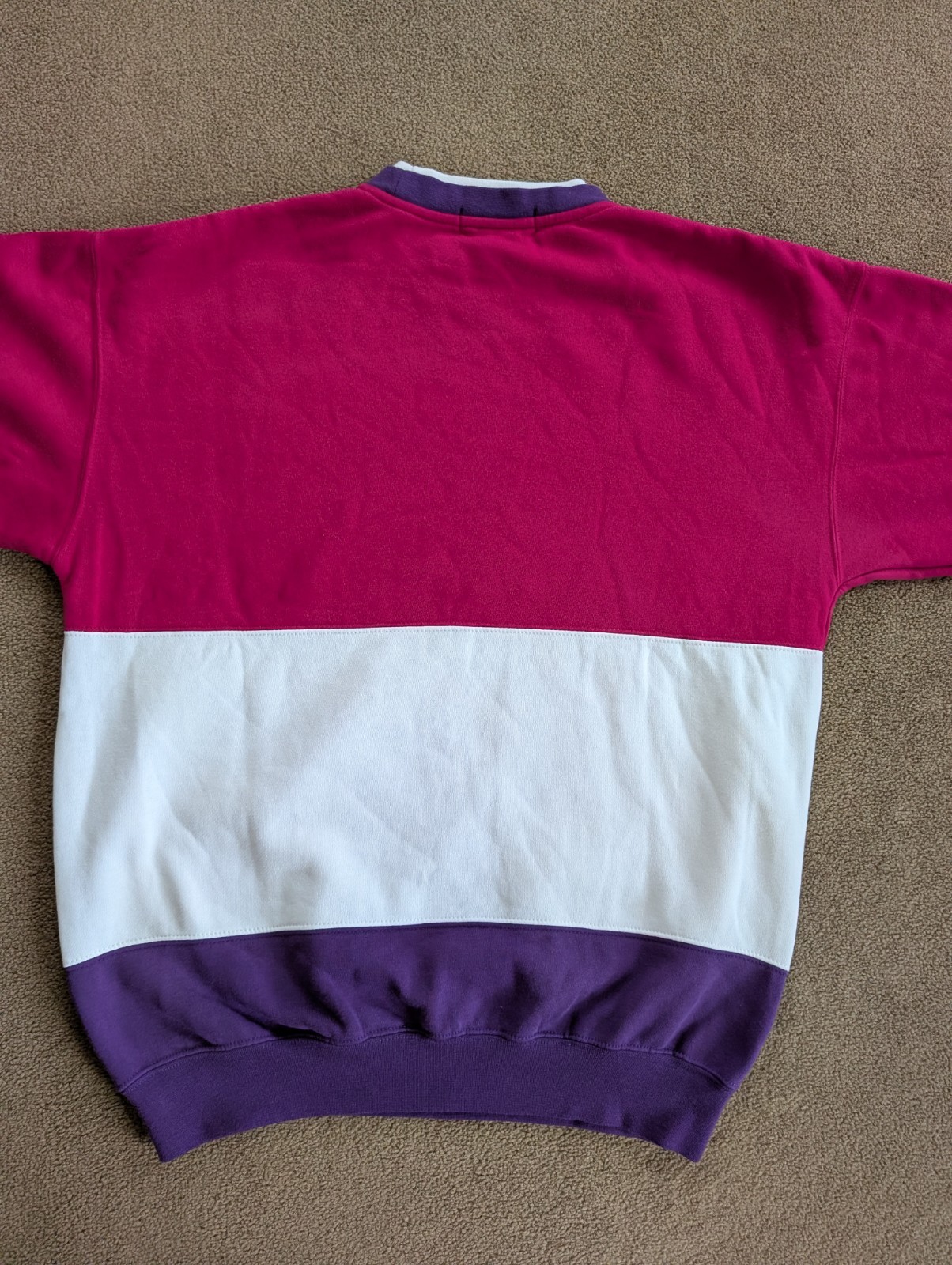 Vintage 1980’s-1990’s Women’s Hunt Club Sweatsuit Pink Purple White Size Small