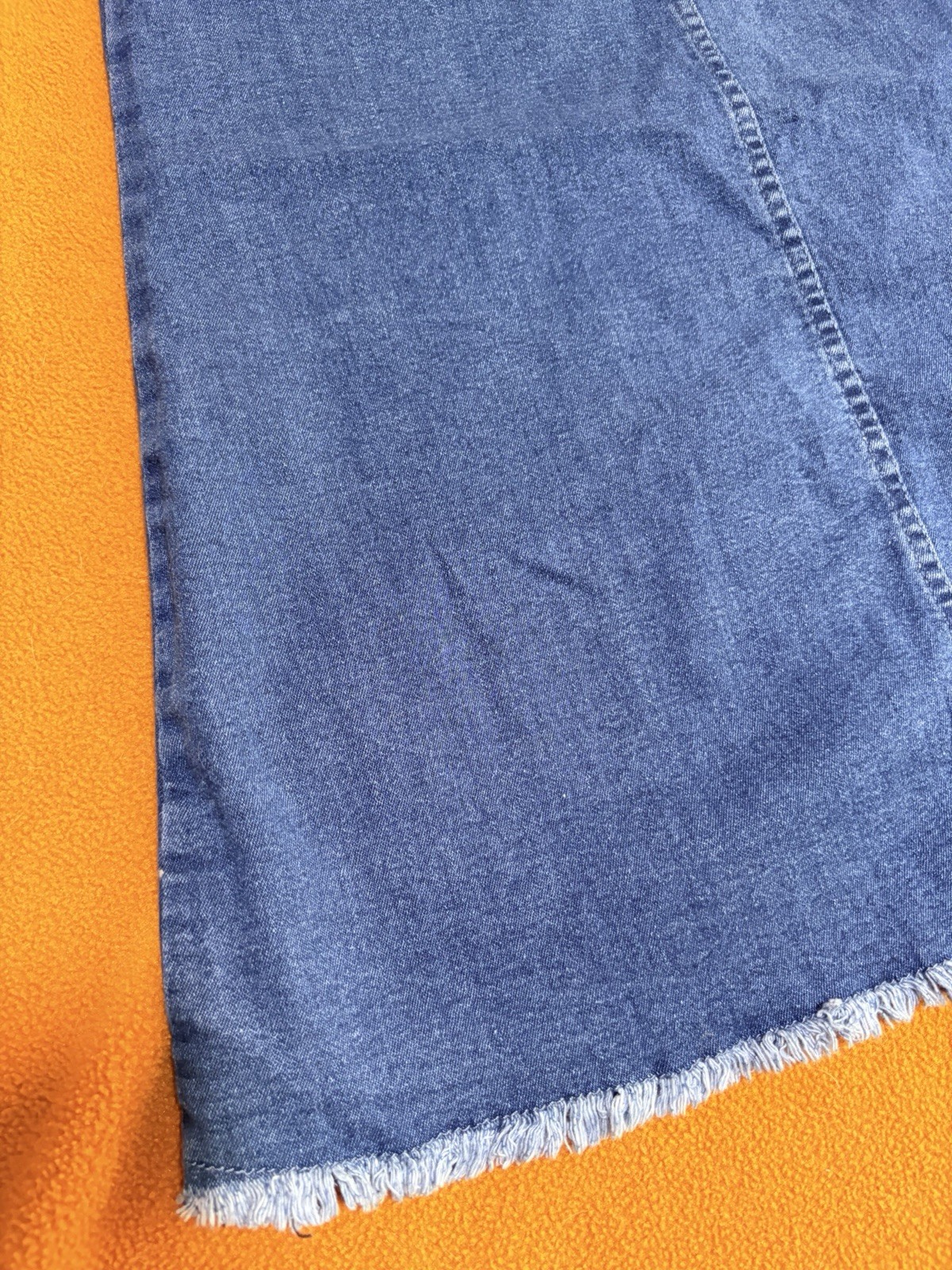 Adorable Vintage Y2K Stretch Denim Spaghetti Strap Shortie Sundresses Med-Lg