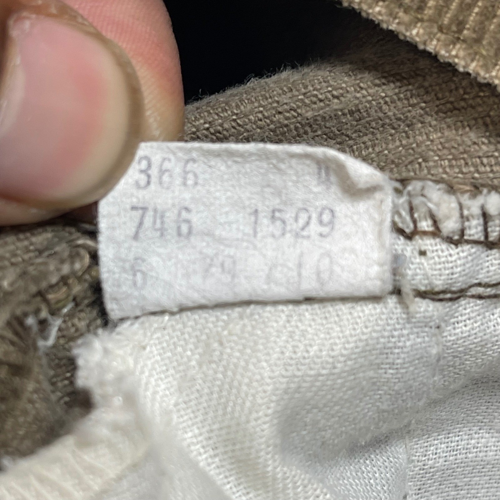 Vintage Levis 746 Women 26×31 Corduroy Pants Brown Flare Leg White Tab High Rise