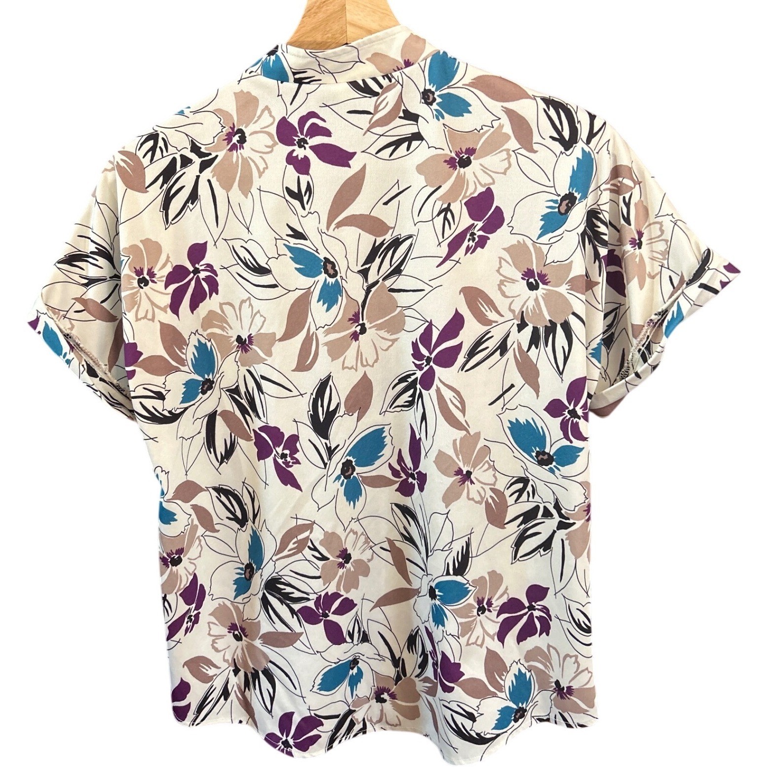 80s Cape Cod Matchmates Floral Blouse Grandmacore Coastal Grandma