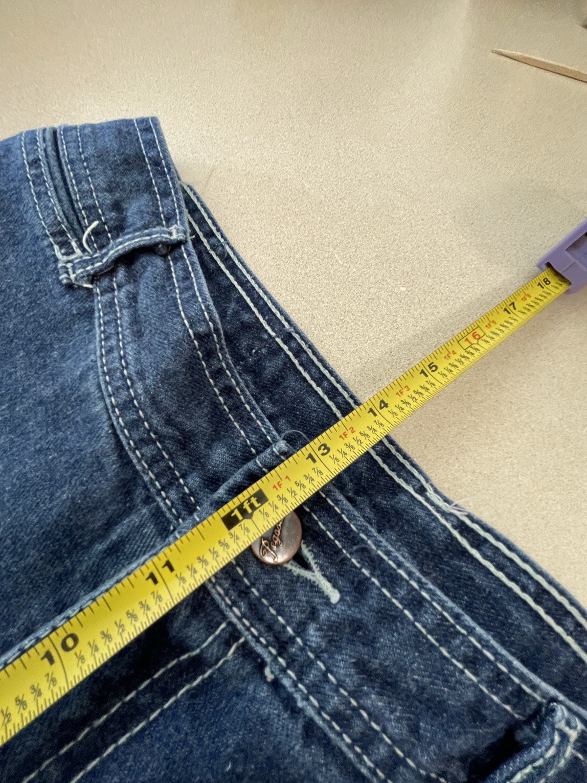 1970s Pegasus Jeans High Rise Flared 30” Waist Vintage Jeans