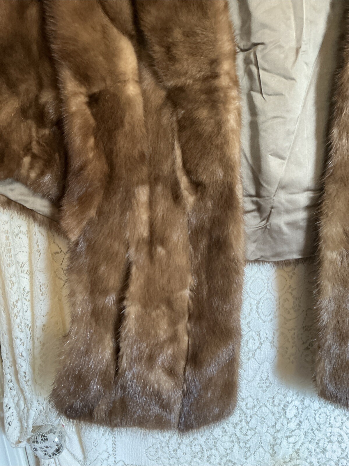 Vintage Elegant Mink Fur Cape Rice’s Fur Salon USA