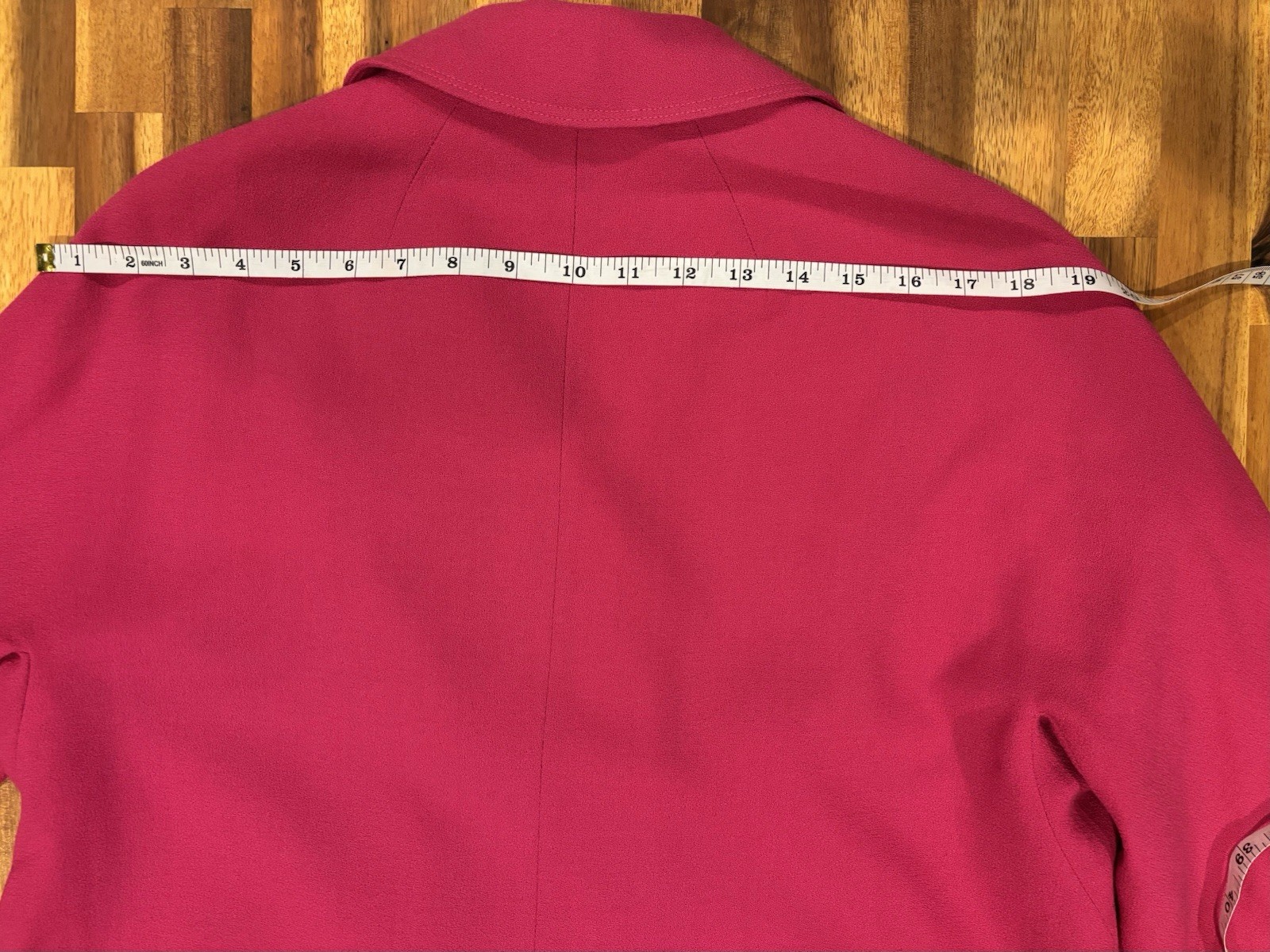 Vintage 60’s 70’s L.C. Mae California 100% Pure Wool Coat Mod Hot Pink M/L