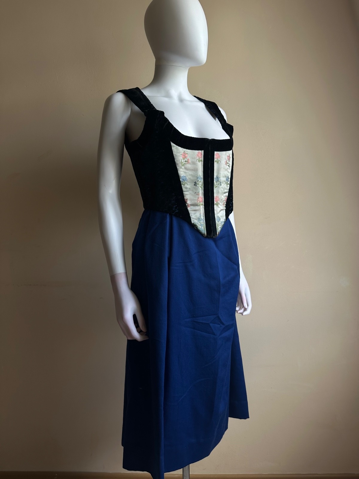 Antique 1920s European Dress Corset Awant Garde Rare