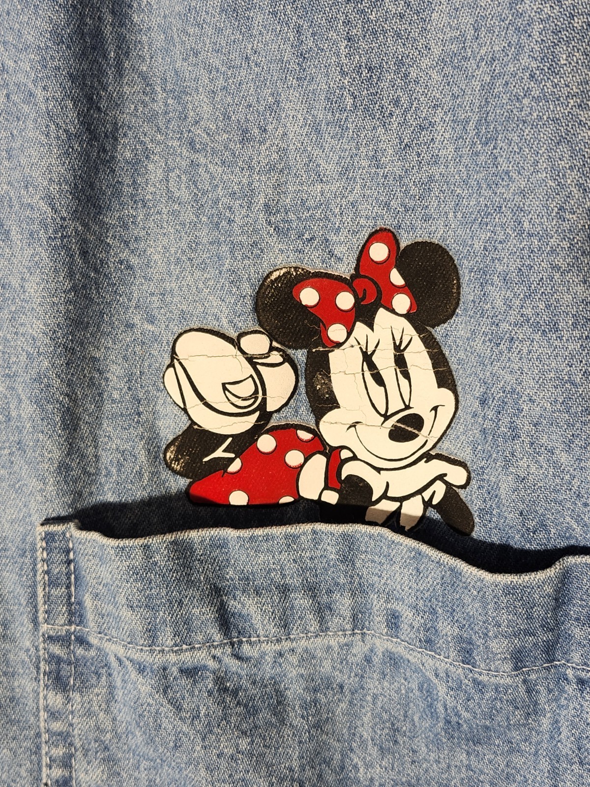Disney Mickey Unlimited Jerry Leigh Vintage 90’s Denim Pinafore Jumper Dress