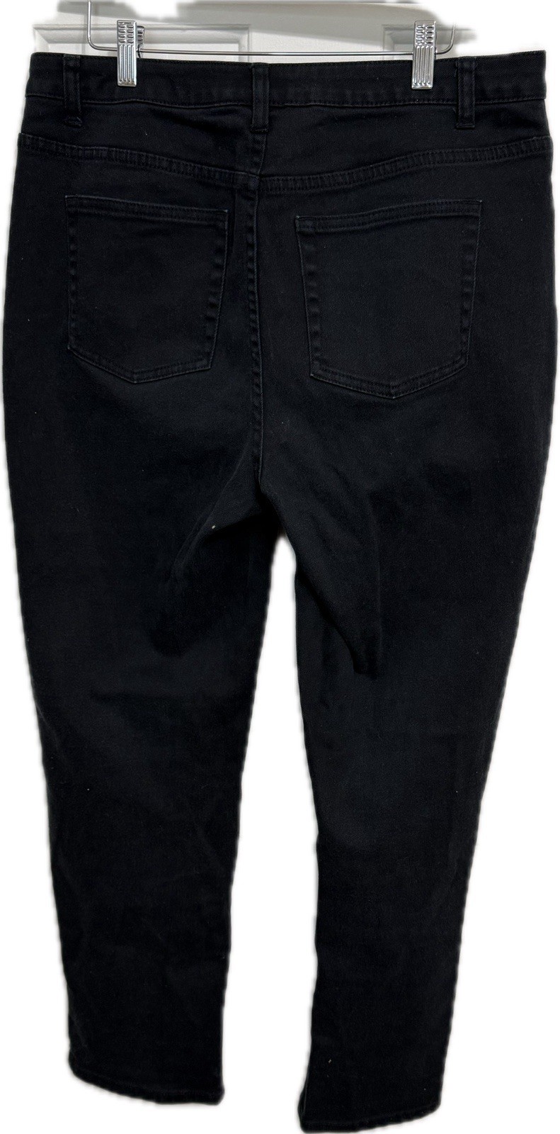 VTG Women’s Jeans LA Blues Black 34” Waist 90s Straight Leg High Rise Mom