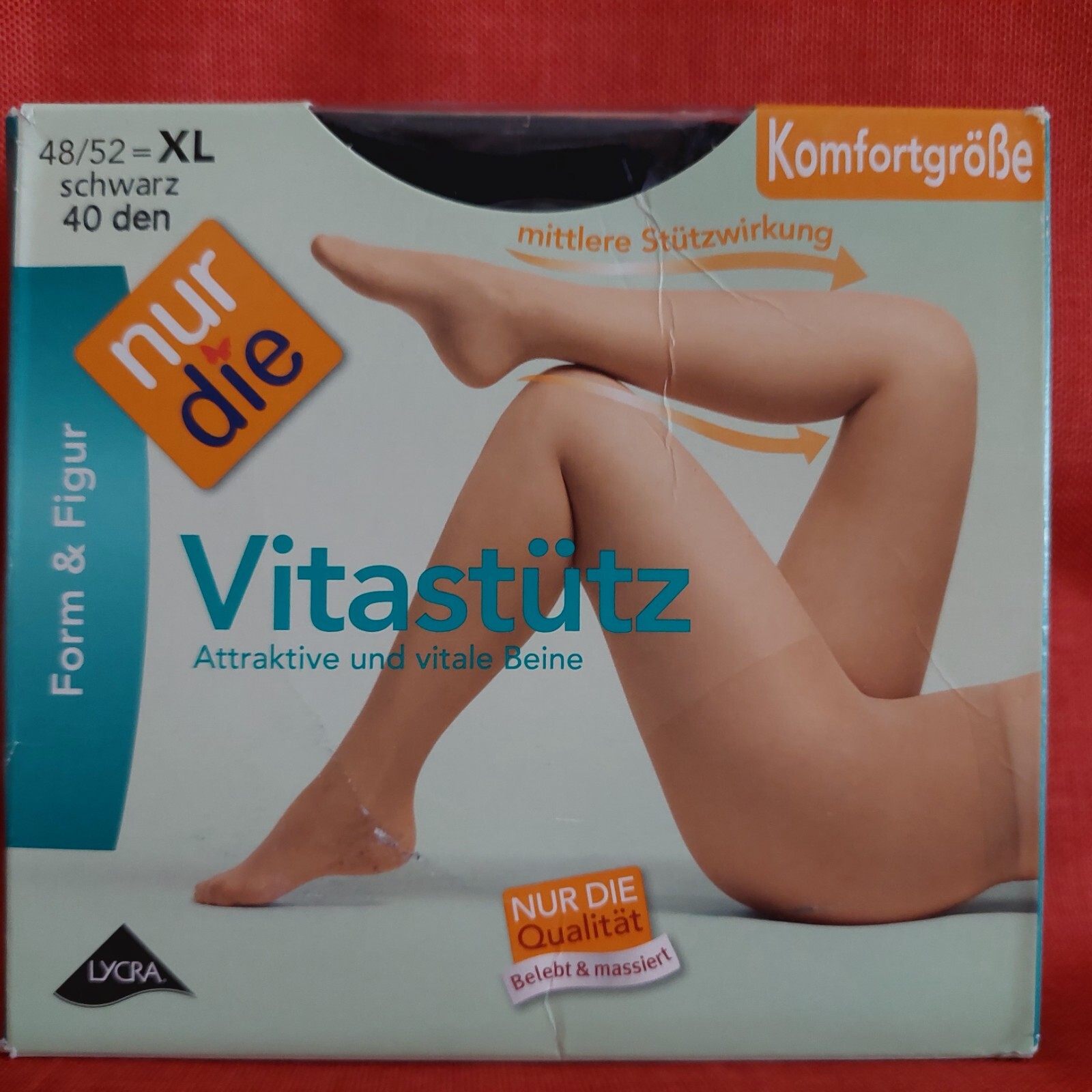 Vintage Pantyhose Vitastutz Komfortgrobe Nur Die Size 48-52 Color Schwarz BBROS5