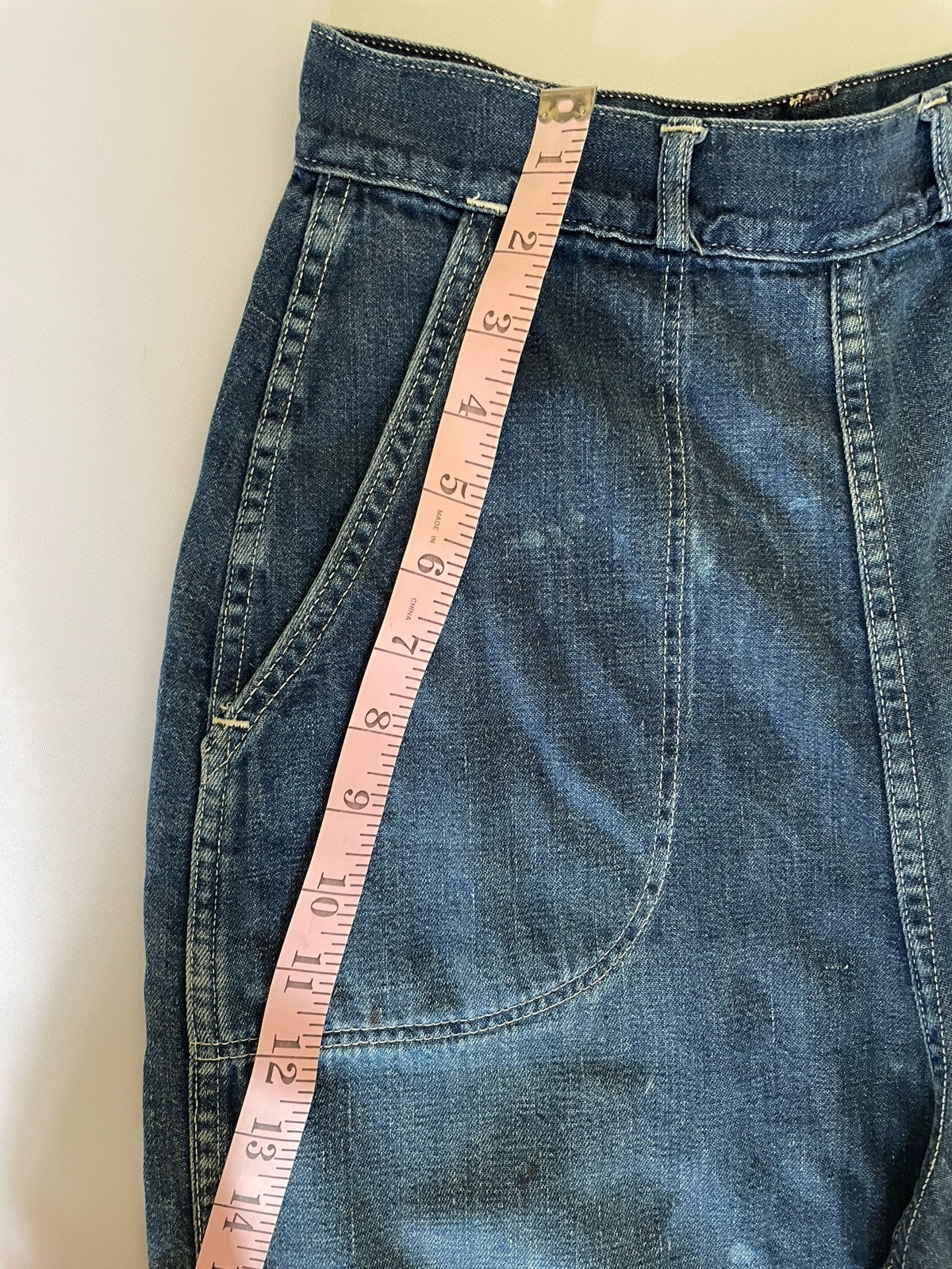 Vintage 40s 50s Stockton Of Dallas Original Ranch Wear Denim Western Knickers**