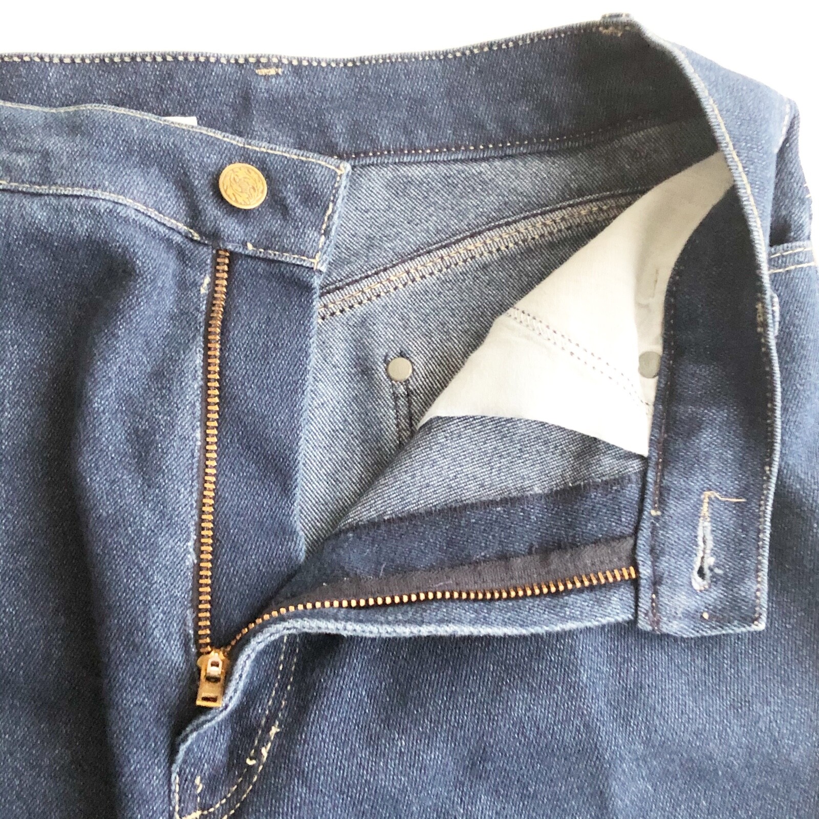 Vtg Stockton of Dallas High Rise Mom Jeans Straight Leg Size 16 Dark Wash