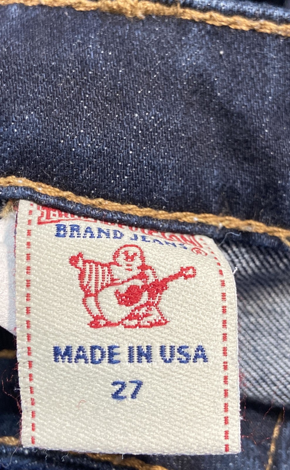 True Religion Women’s Becky Bootcut Dark Wash Jeans Vintage Y2K Sz 27 USA