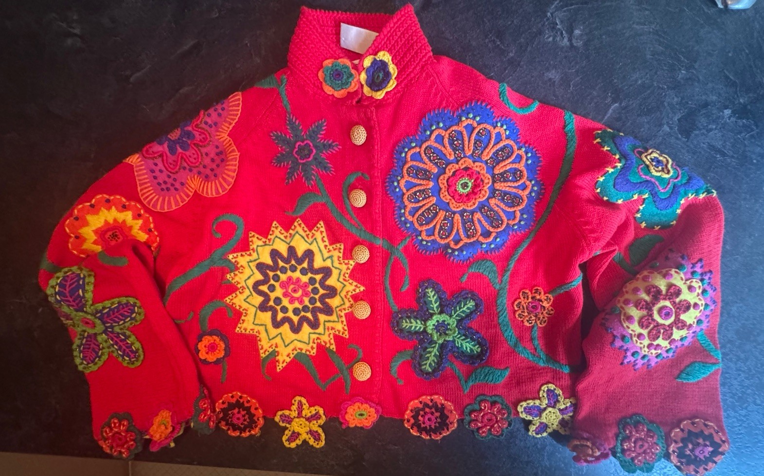 Amazing Vibrant Vintage Statement Piece- Michael Simon