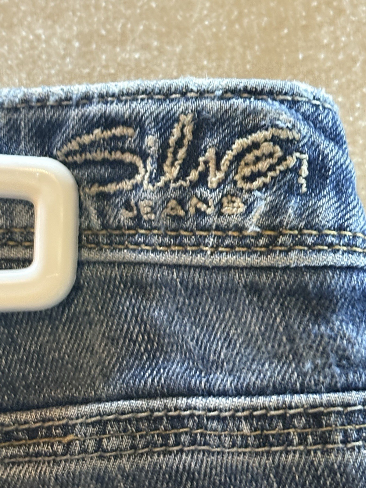 Silver Jeans Distressed Short Shorts Daisy Duke Style Size 30 waist