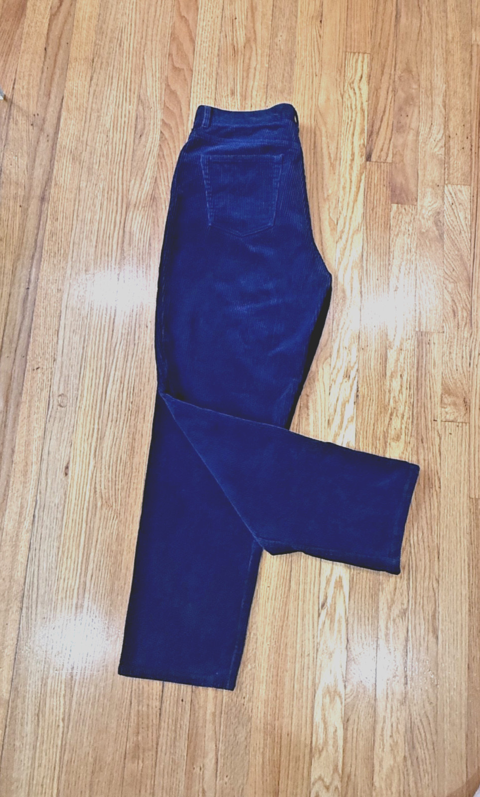 VINTAGE 1990s Jones Wear Sport Blue Corduroy Classic Fit Pants Women’s Sz 12