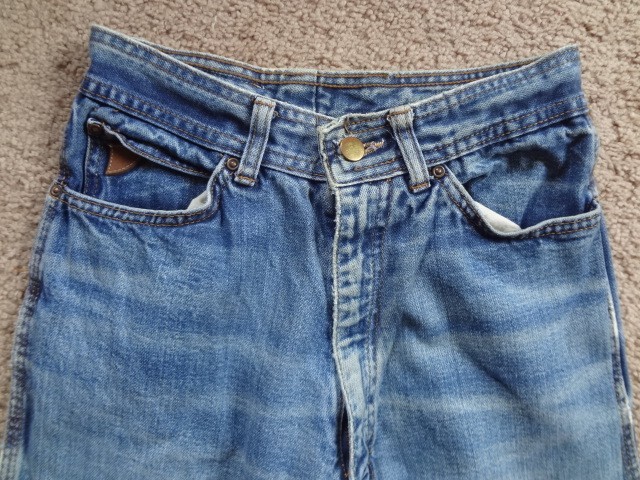 Vintage 1970’s Oregon Trails Blue Jeans Size 11 Made in Hong Kong