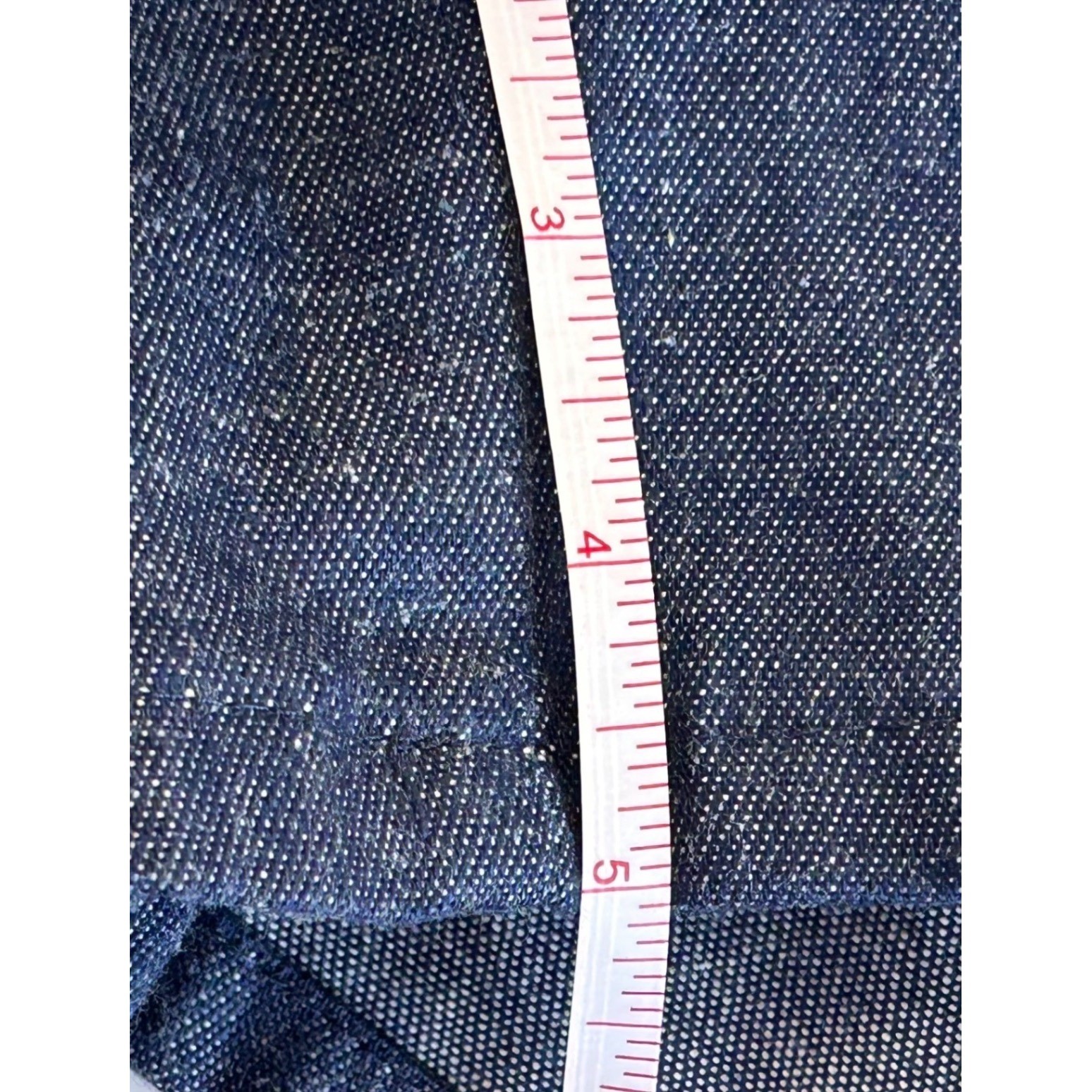 Vintage Sears Dark Wash Denim Shorts High Waisted Blue Size M Womens 70s