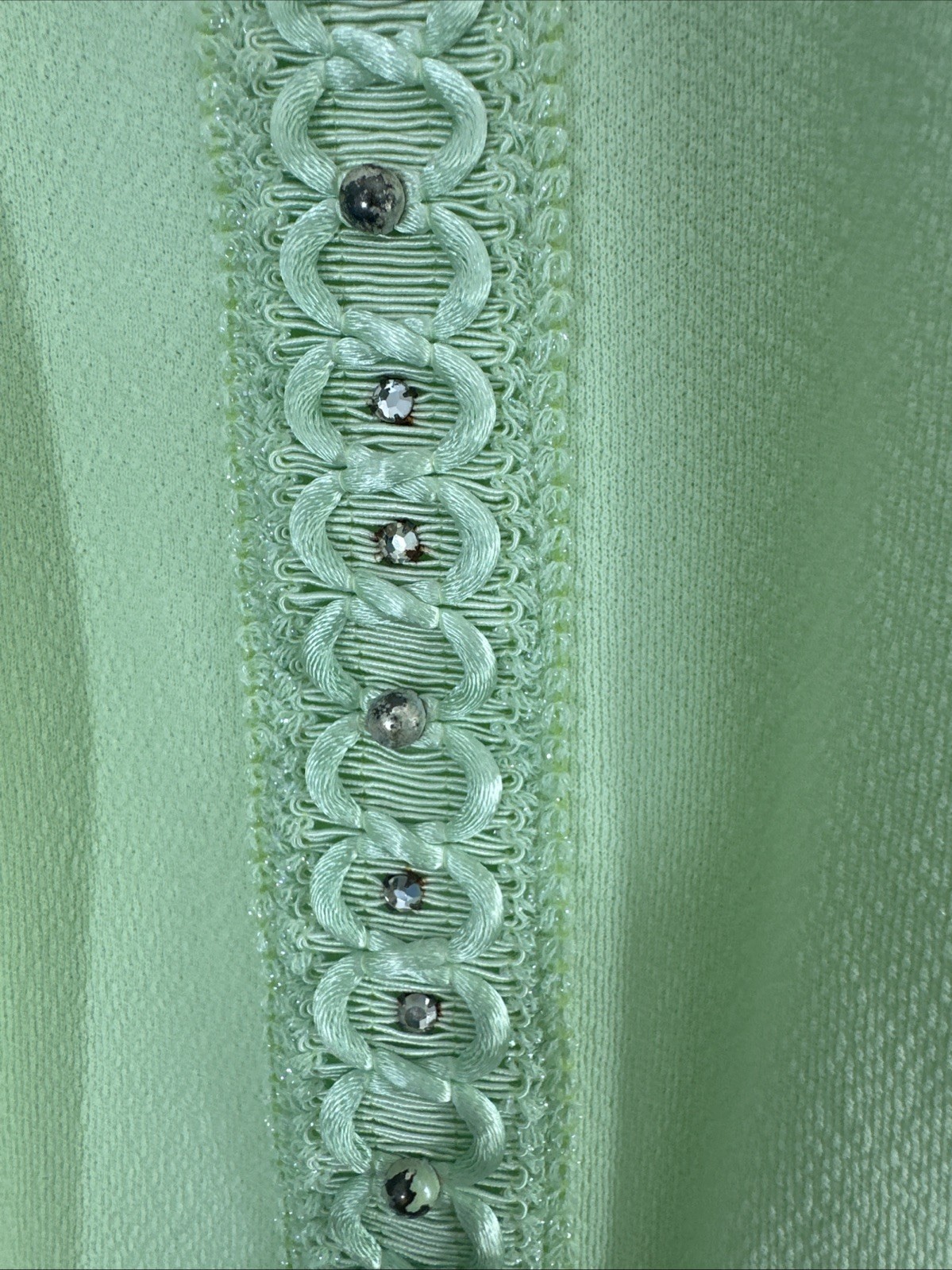 VTG Mod 2 Pc Sheath Dress & Boxy Crop Jacket Set *L/XL Key Lime Green Jackie O