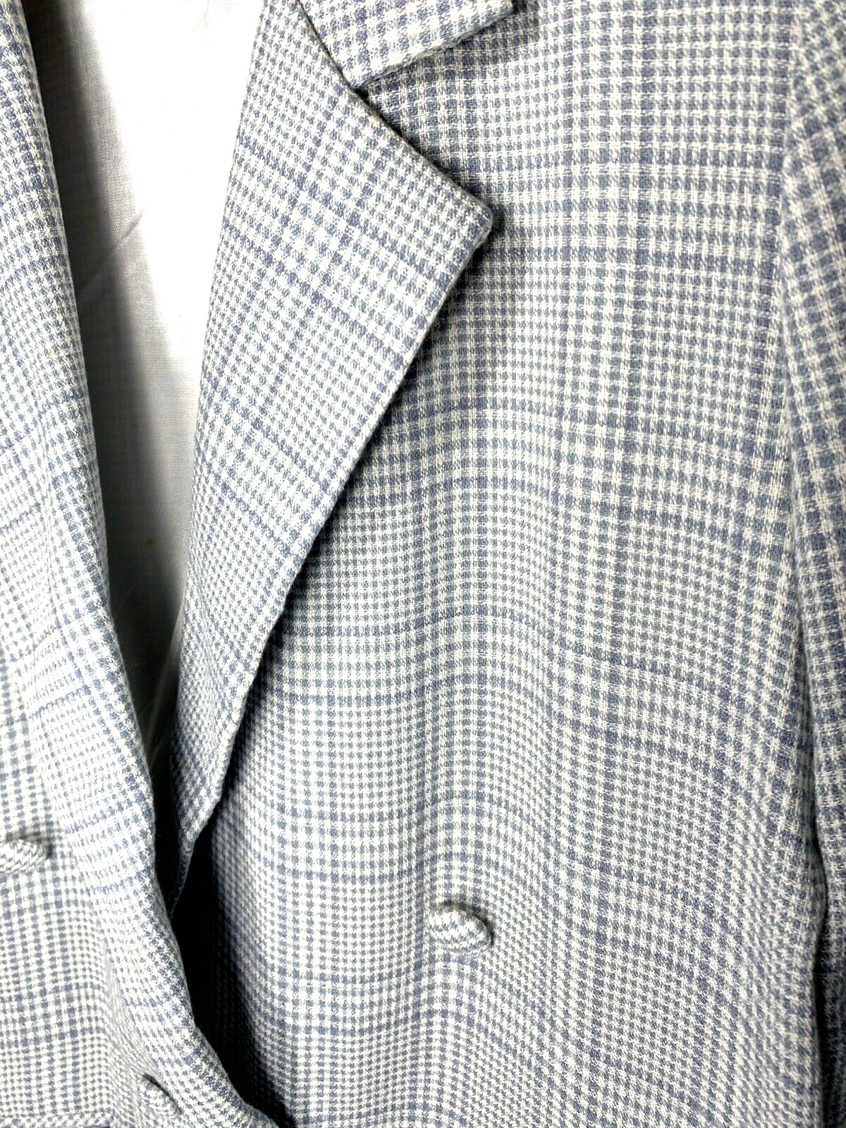 Toni Garment For C.C. Magic Blazer Womens Large Gray Plaid USA Made 80s Oversize