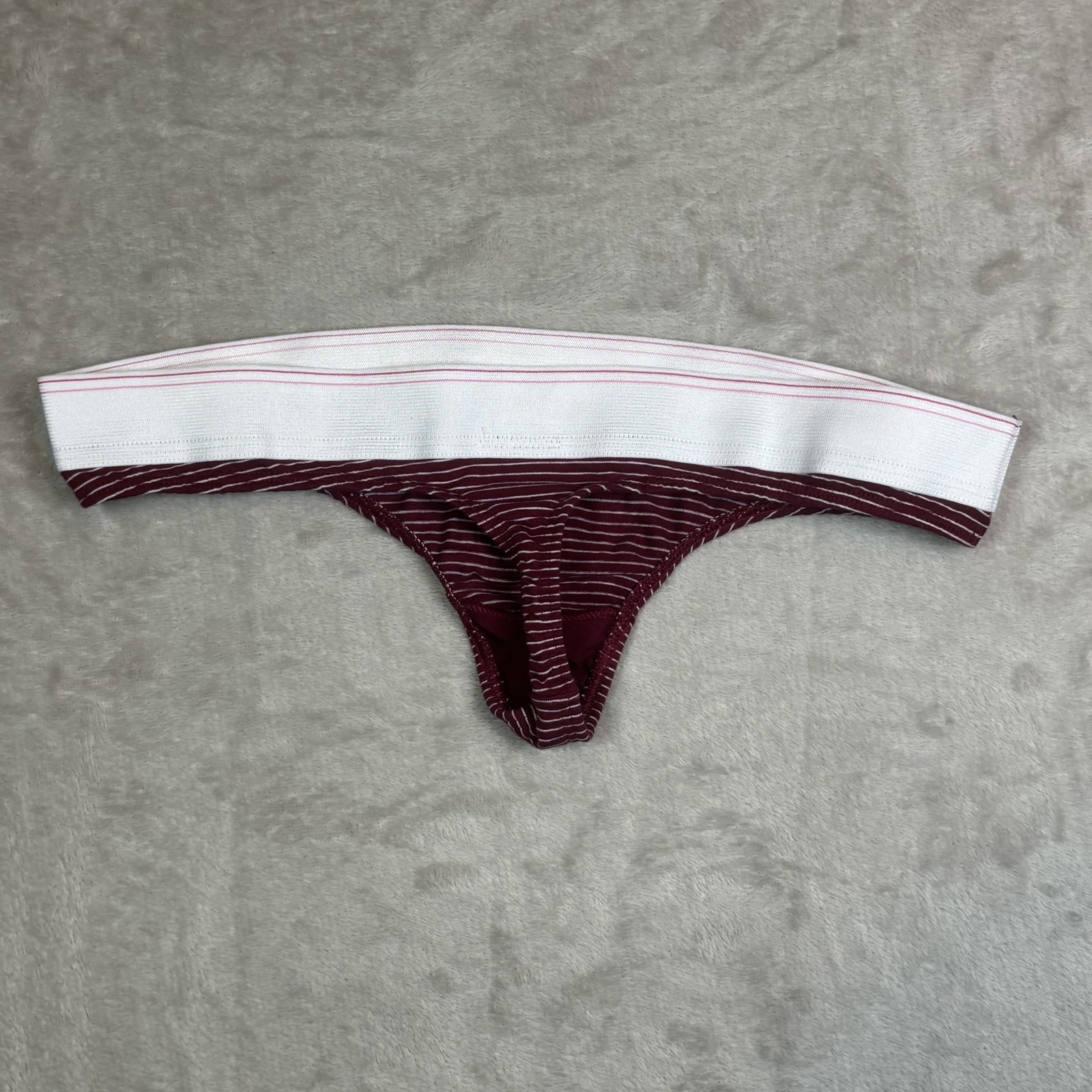 Y2K 2008 Vintage VS Extra Low Rise Thong Panty University of PINK warriors XS
