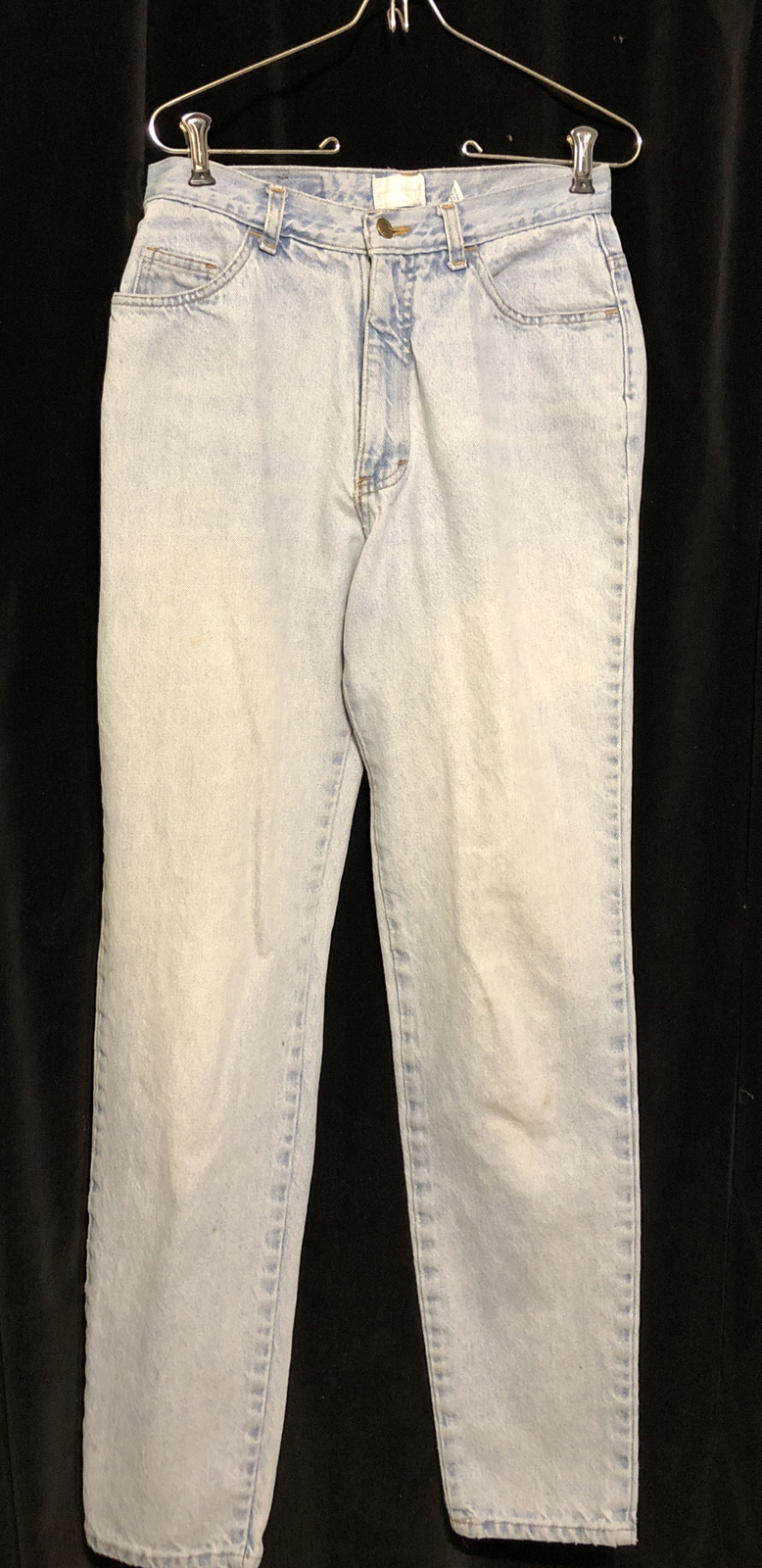VTG The London Jean Moda Int’l Size 10 Mom Jeans Light Wash 30X32 DISTRESSED