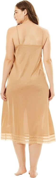 NWOT Black Womens Comfort Choice Full Slip Snip-to-Fit Size Large