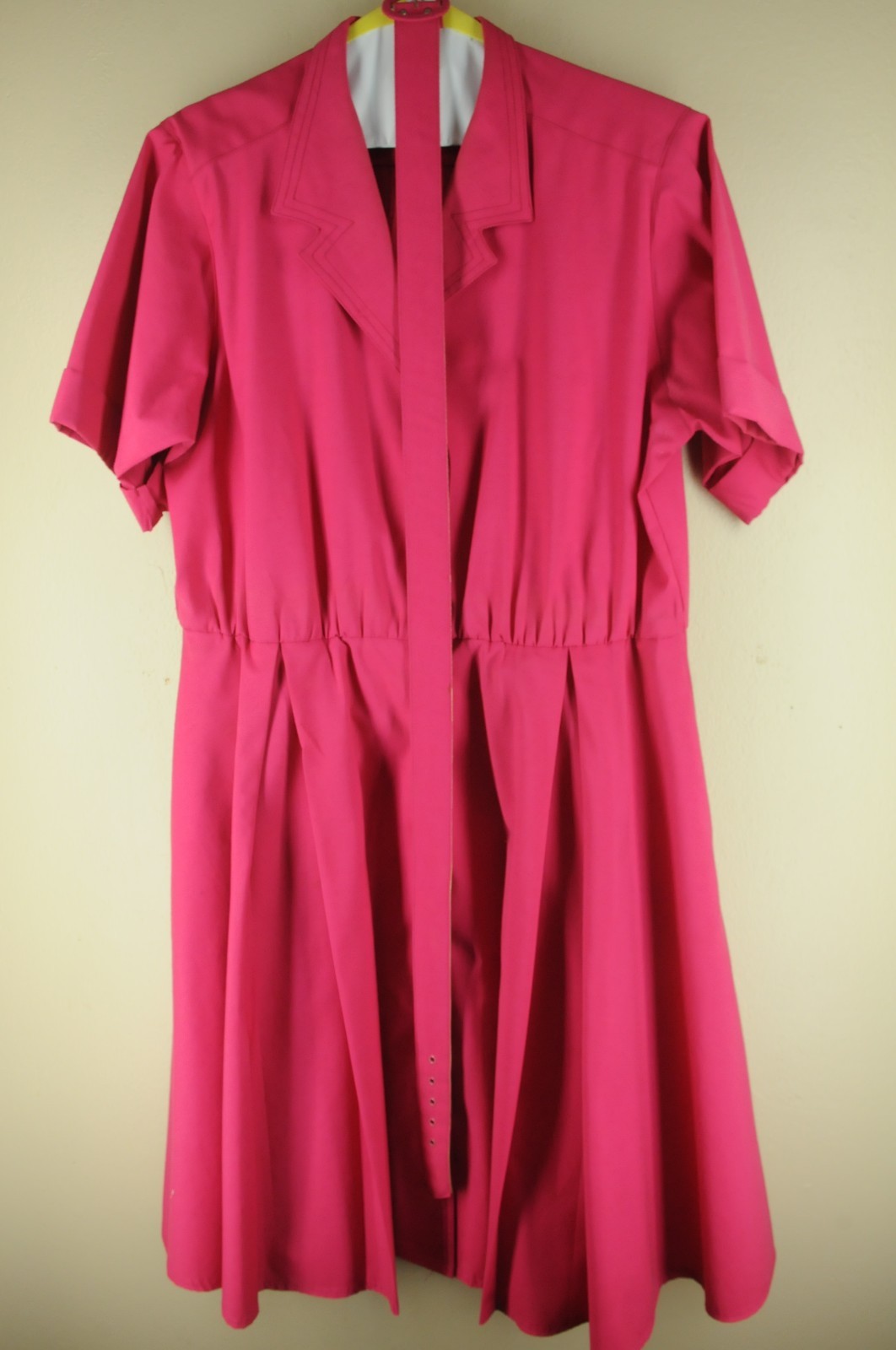 Vintage Willi Women’s Pink 70’s 80’s Polycotton Petite Dress