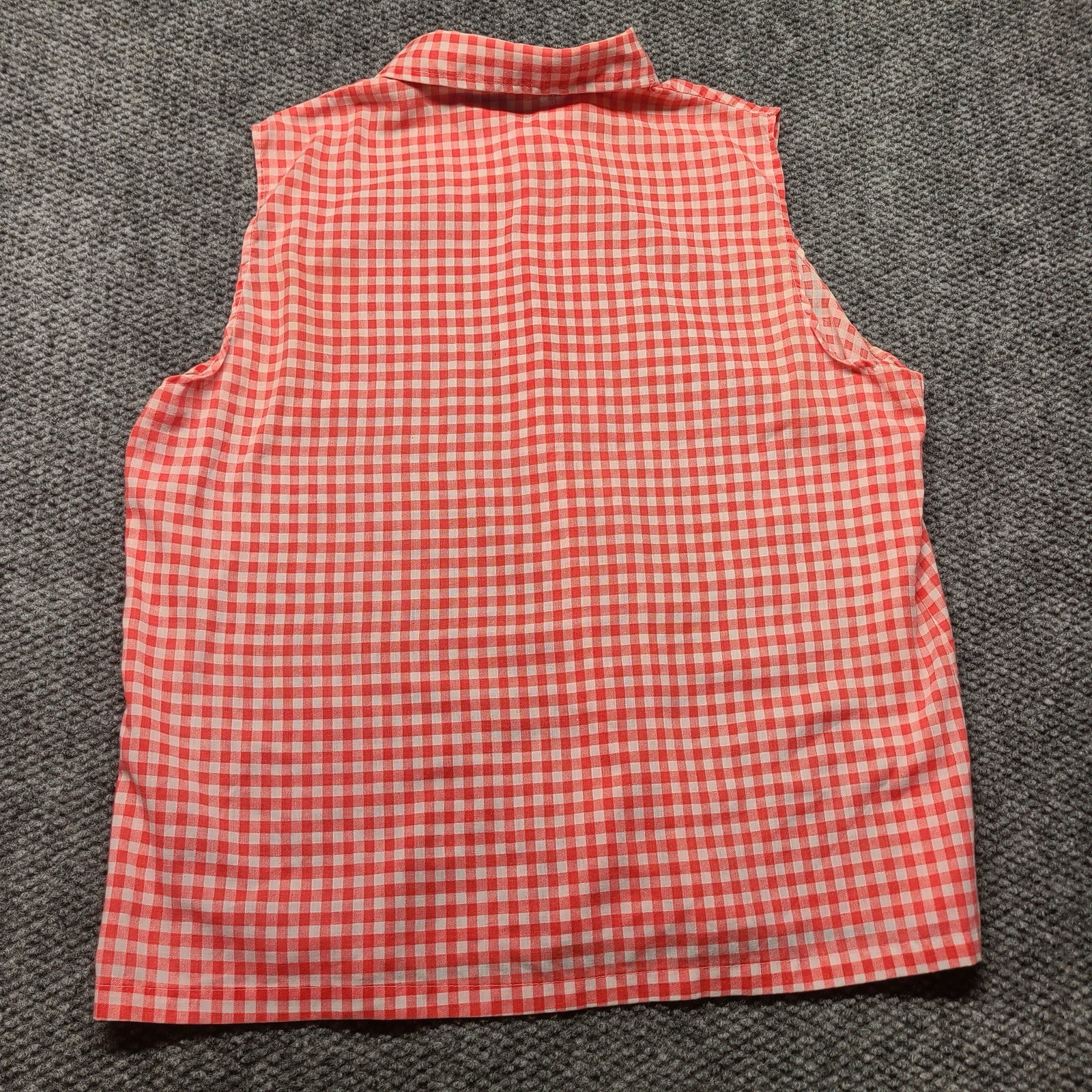 VTG 70’s 80’s 90’s Women’s Tank Top Tunic Checkered Retro JC PENNY Grandmacore