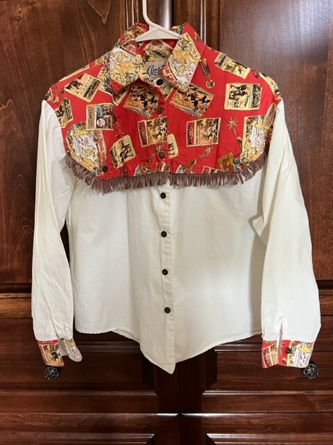 Circle T by Marilyn Lenox Western Show Button Shirt Vintage