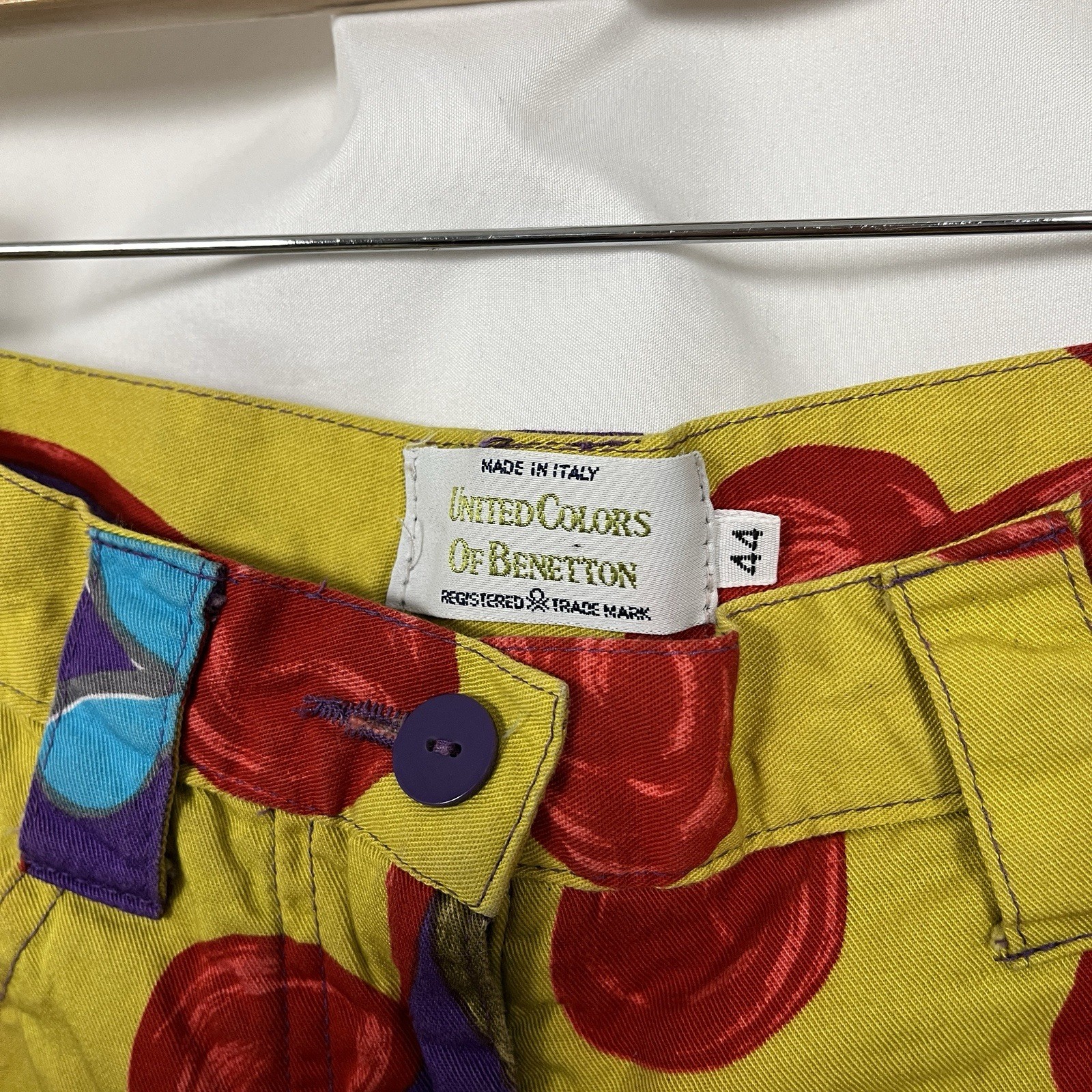 VTG 1970s-1980s United Colors of Benetton Italian Funky Cotton Shorts