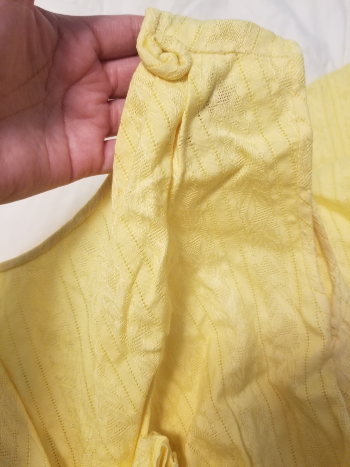 Vintage Made Especial By Lora Yellow Maxi Dress S