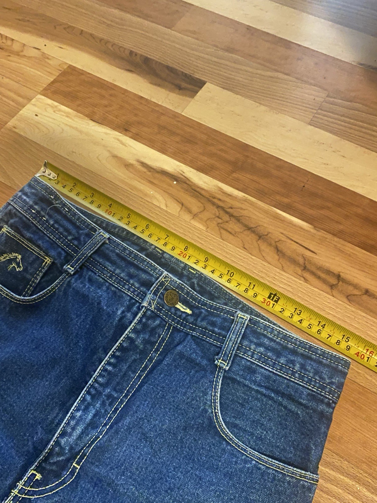 Vintage 1980’s Jordache Darn blue denim jeans pants dark wash 31” Waist 33”