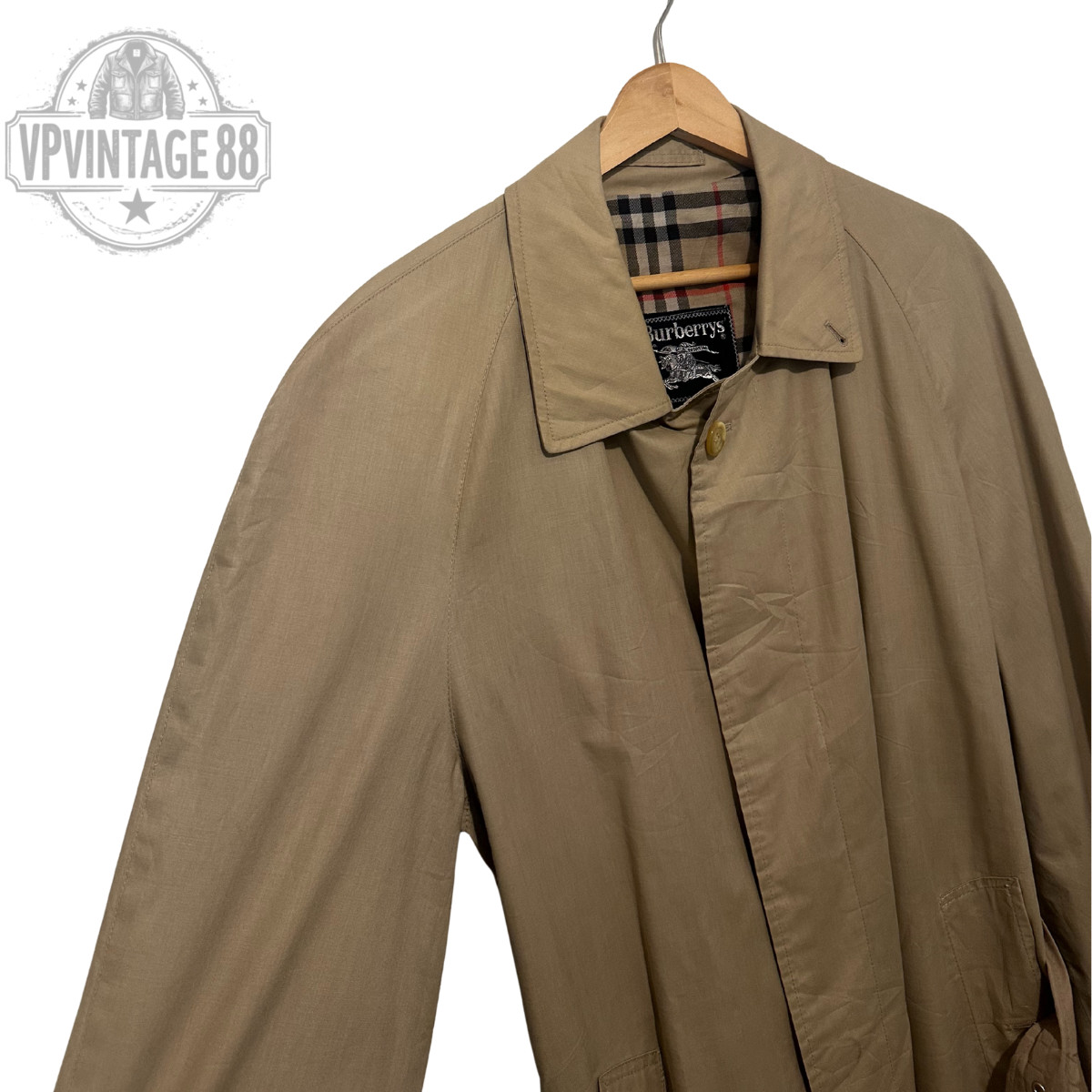 Vintage Burberry Prorsum Khaki Brown Nova Women’s Belted Trench Coat