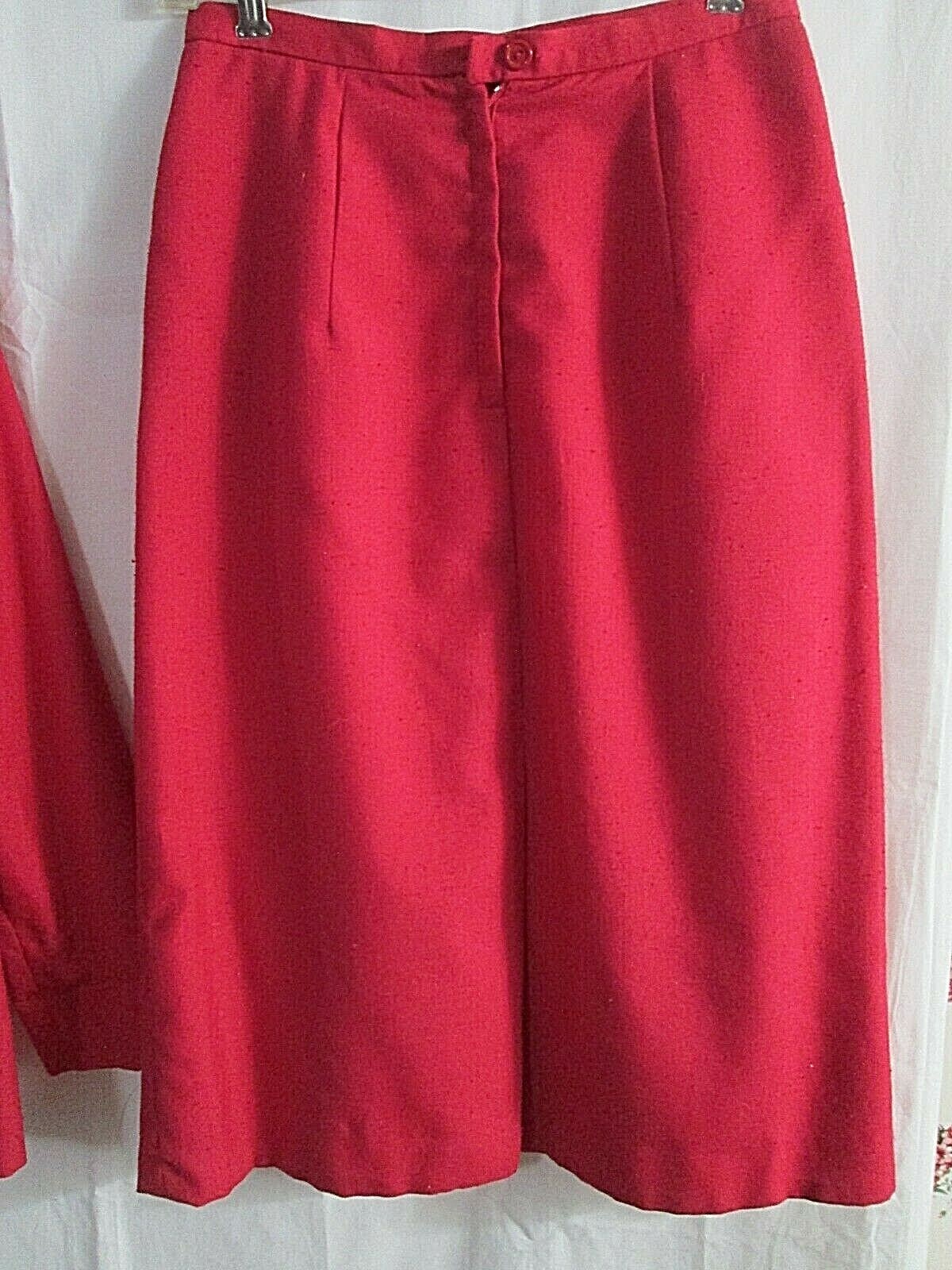 Vintage Loubella Ruby Skirt and Blazer Combo